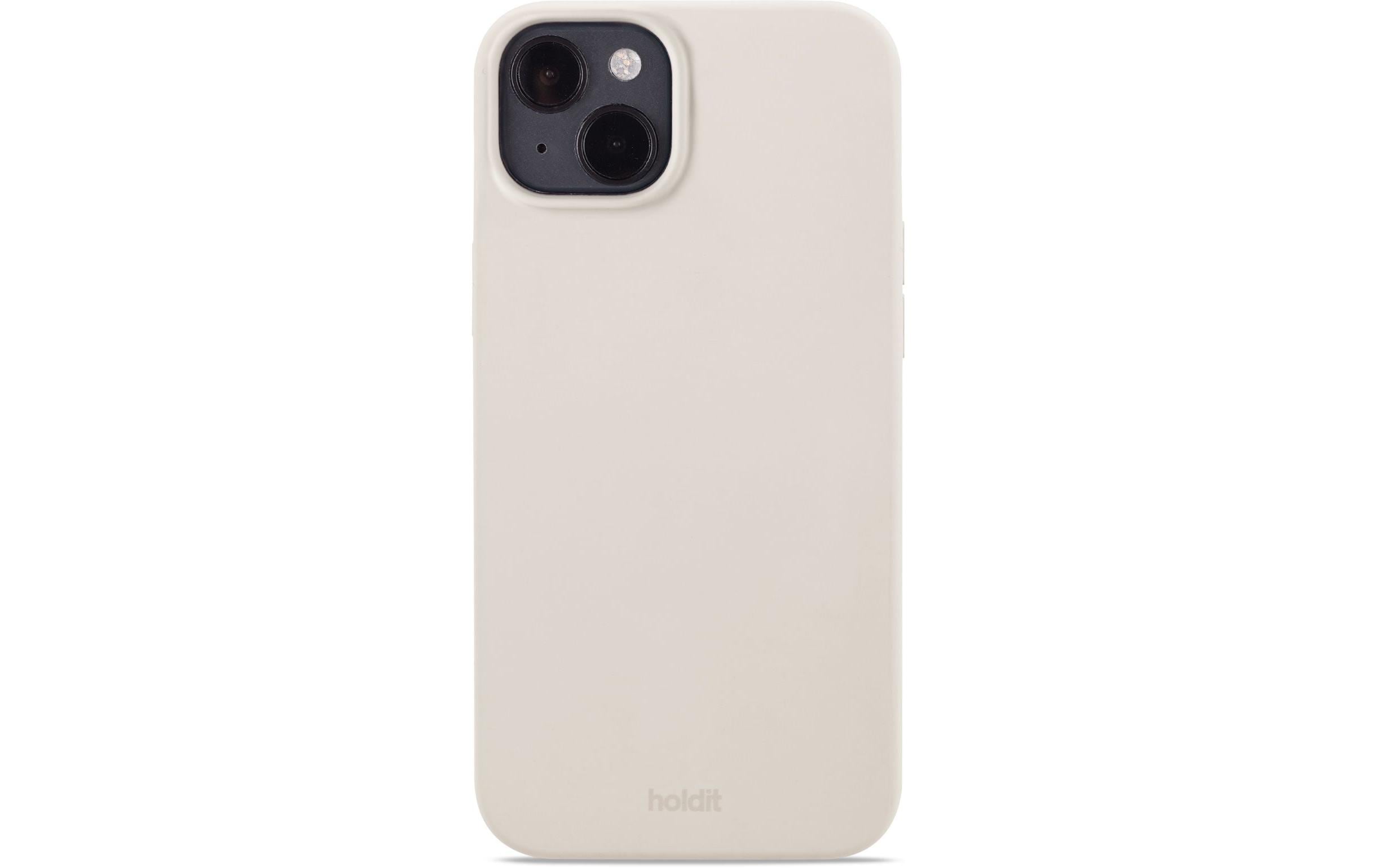 Holdit Back Cover Silicone iPhone 15 Plus Beige