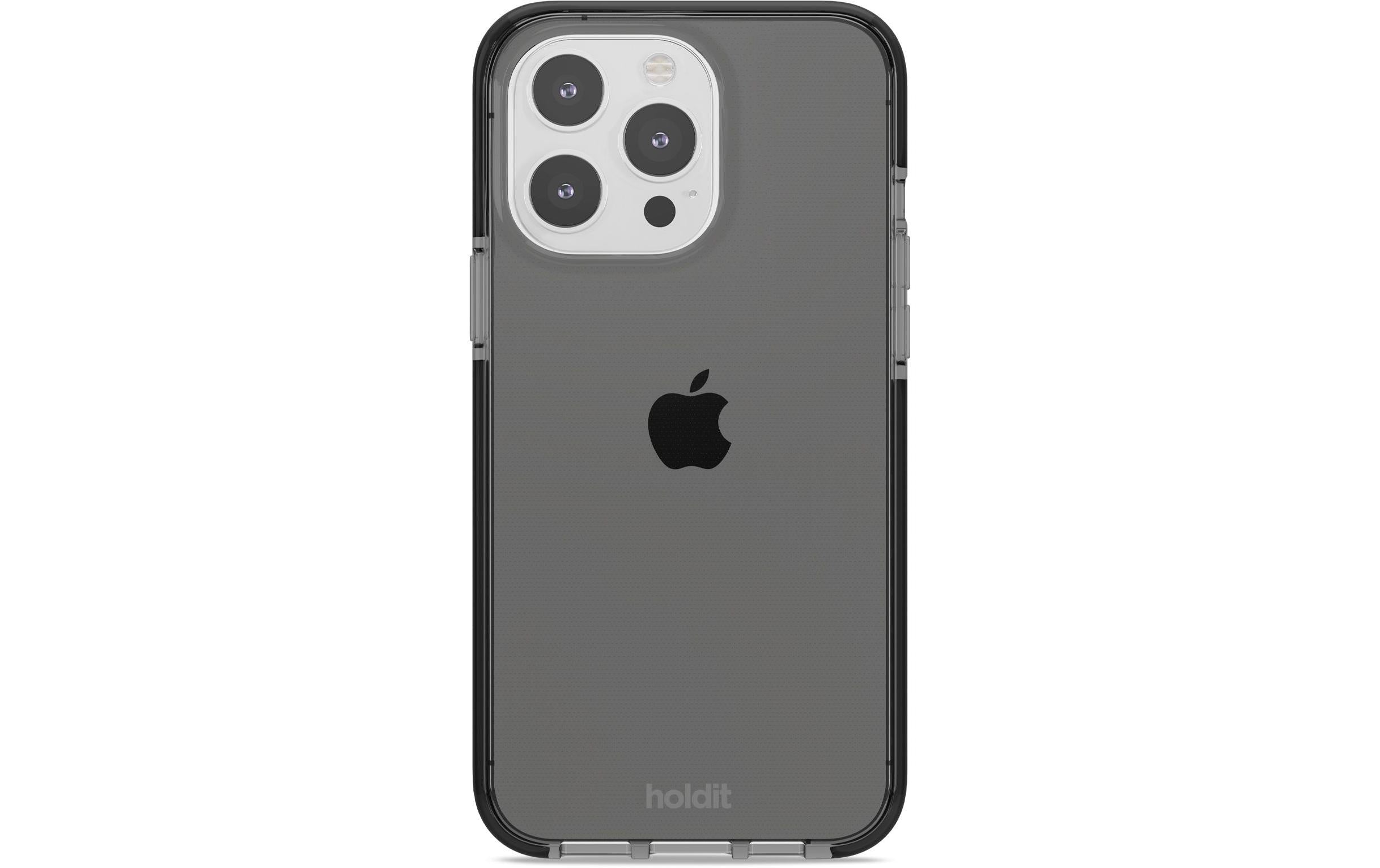 Holdit Back Cover Seethru iPhone 15 Pro Max Schwarz