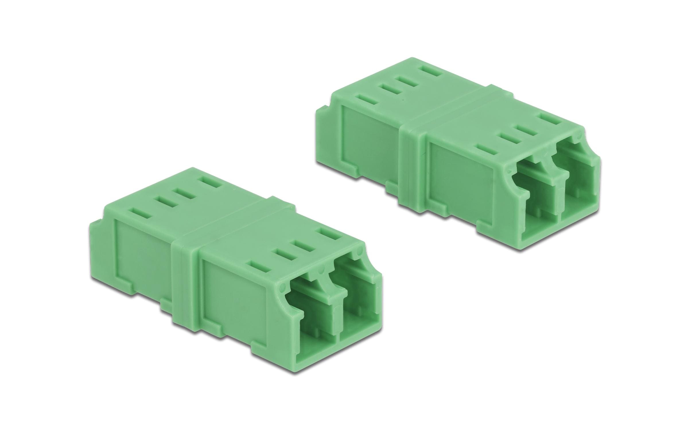 Delock LWL-Kupplung 4 Stück Singlemode LC – LC, OS2, Duplex