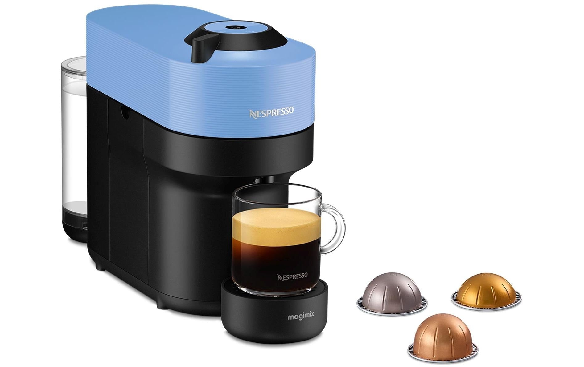 De'Longhi Kaffeemaschine Nespresso Vertuo Pop ENV90.A Pacific Blue