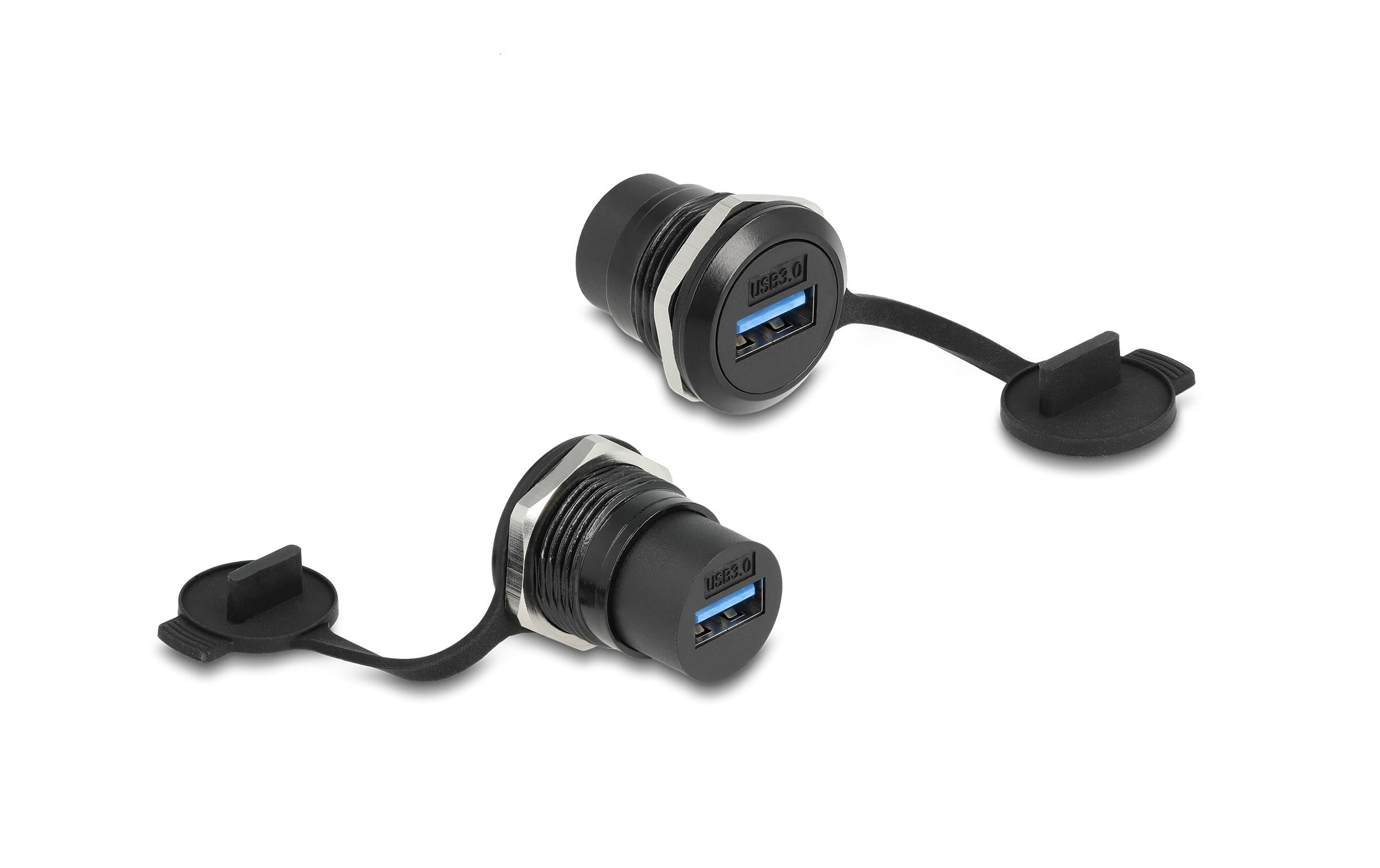 Delock USB 3.2 Gen 1 Typ-A Einbaubuchse USB-A Buchse - USB-B Buchse