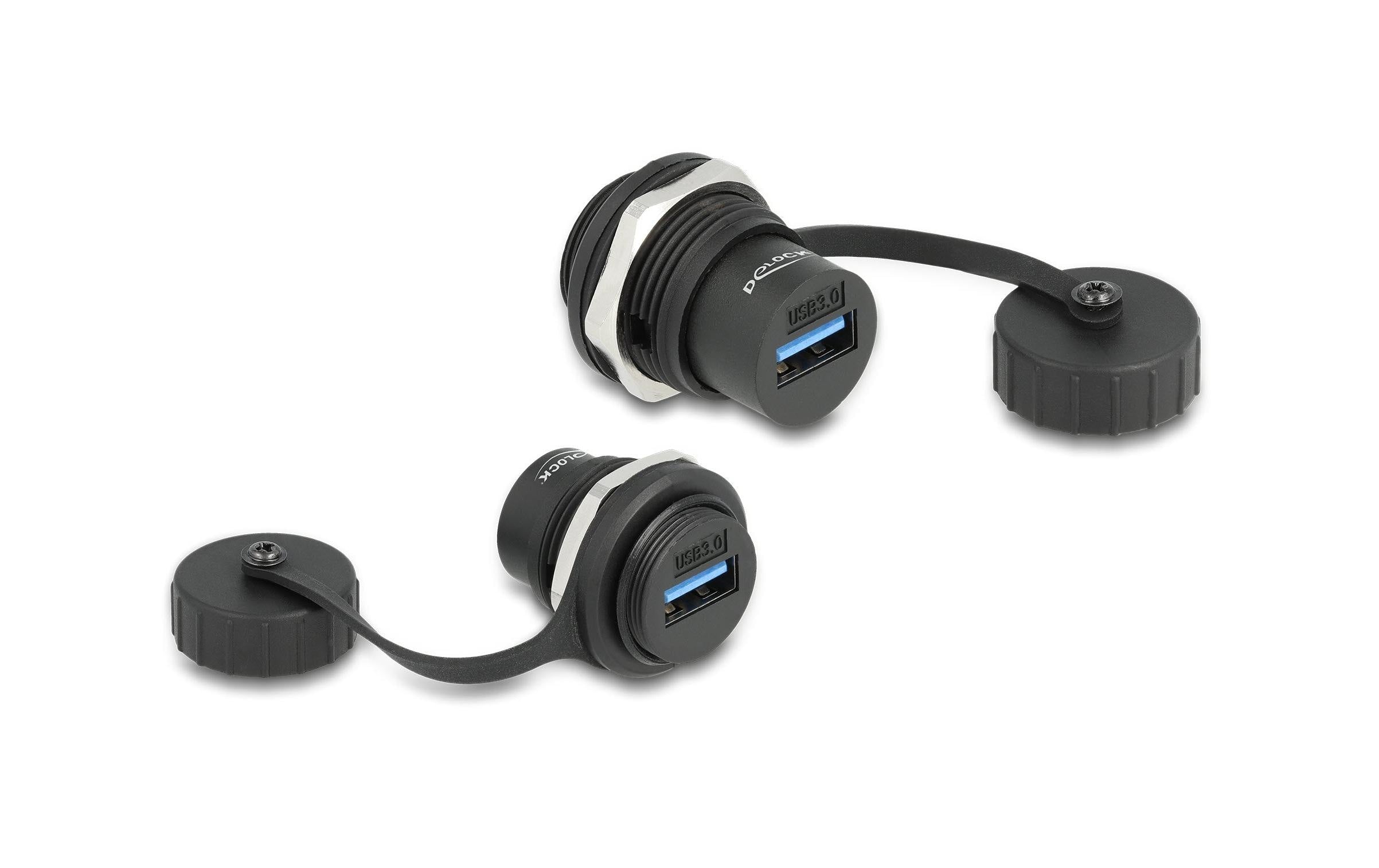 Delock USB 3.2 Gen 1 Typ-A Einbaubuchse USB-A Buchse - USB-A Buchse