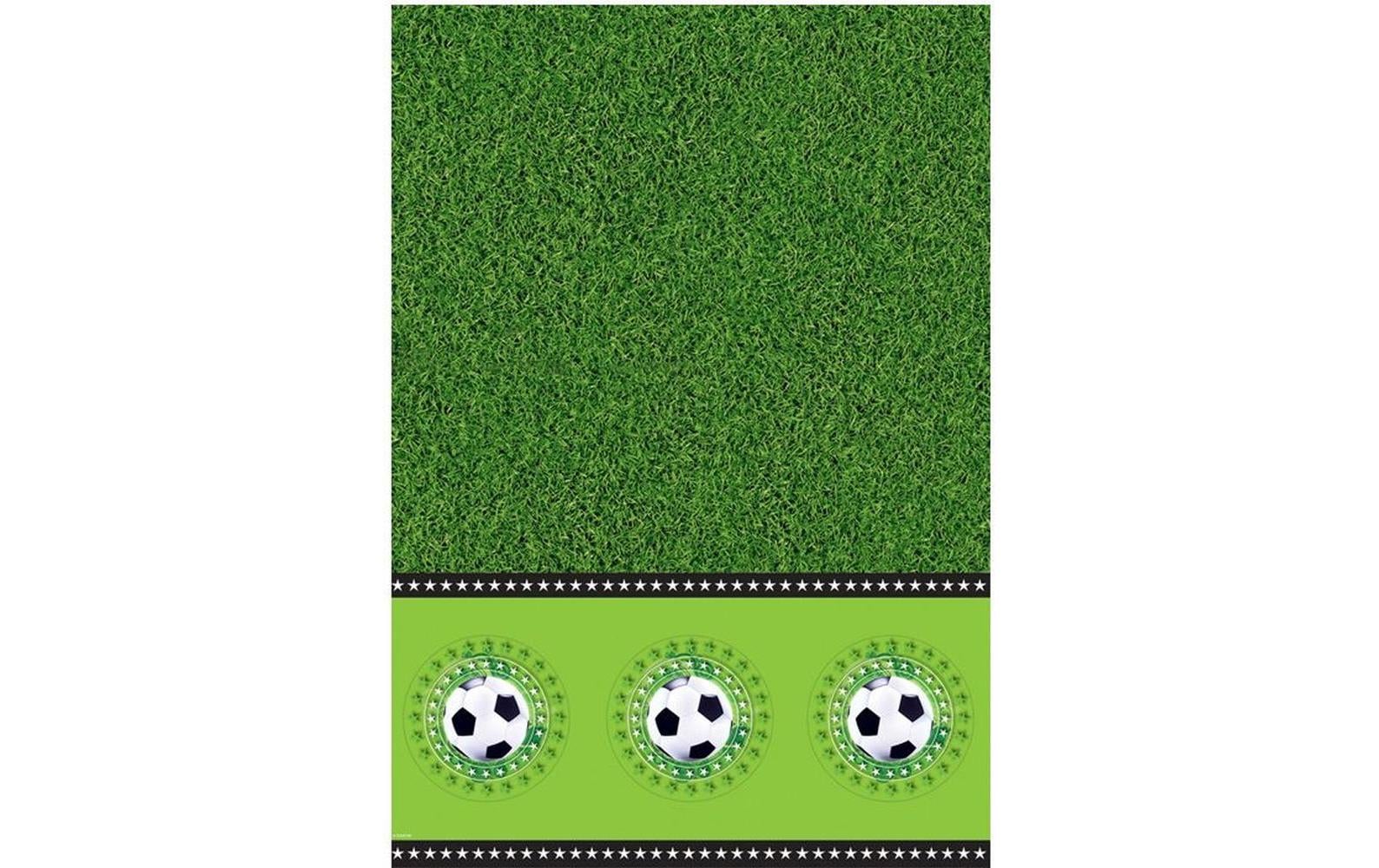 Folat Tischdecke Fussball 130 x 180 cm, Grün