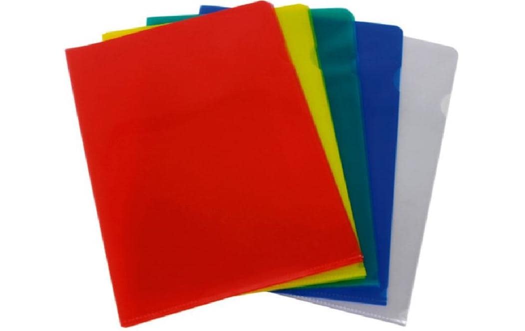 office focus Sichtmappen Office Focus A4 glatt Rot, 100 Stück