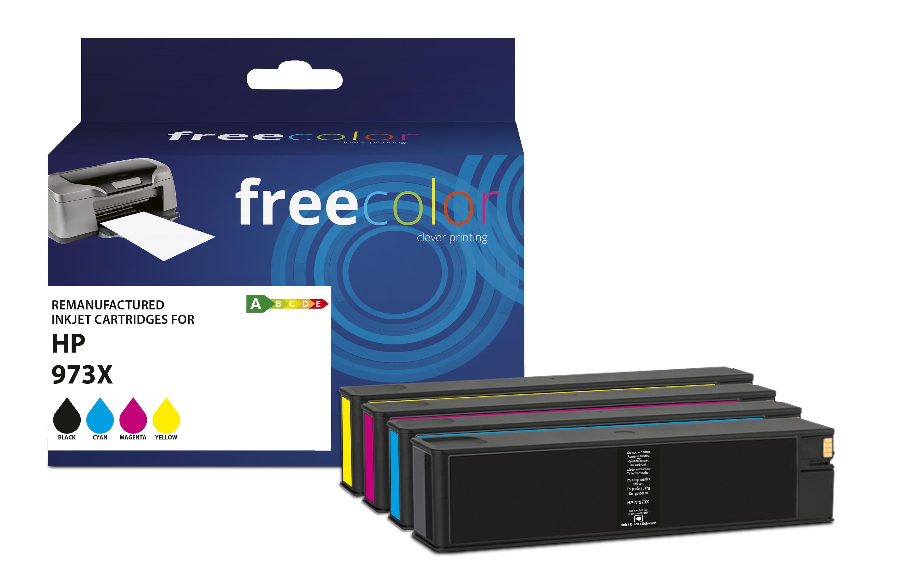 Freecolor Tinte HP No. 973X Multipack Color