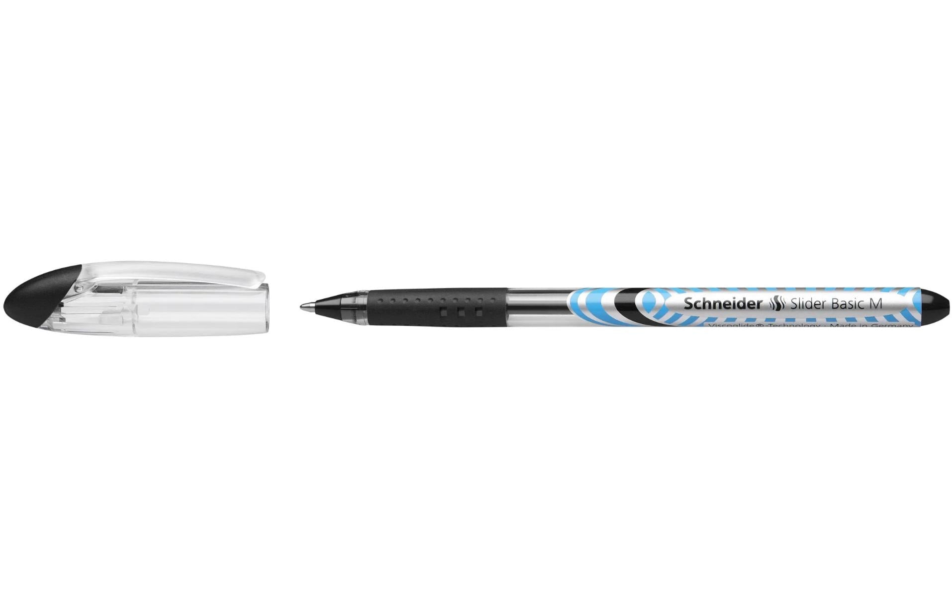 Schneider Kugelschreiber Slider Basic 1 mm, Schwarz/Silber
