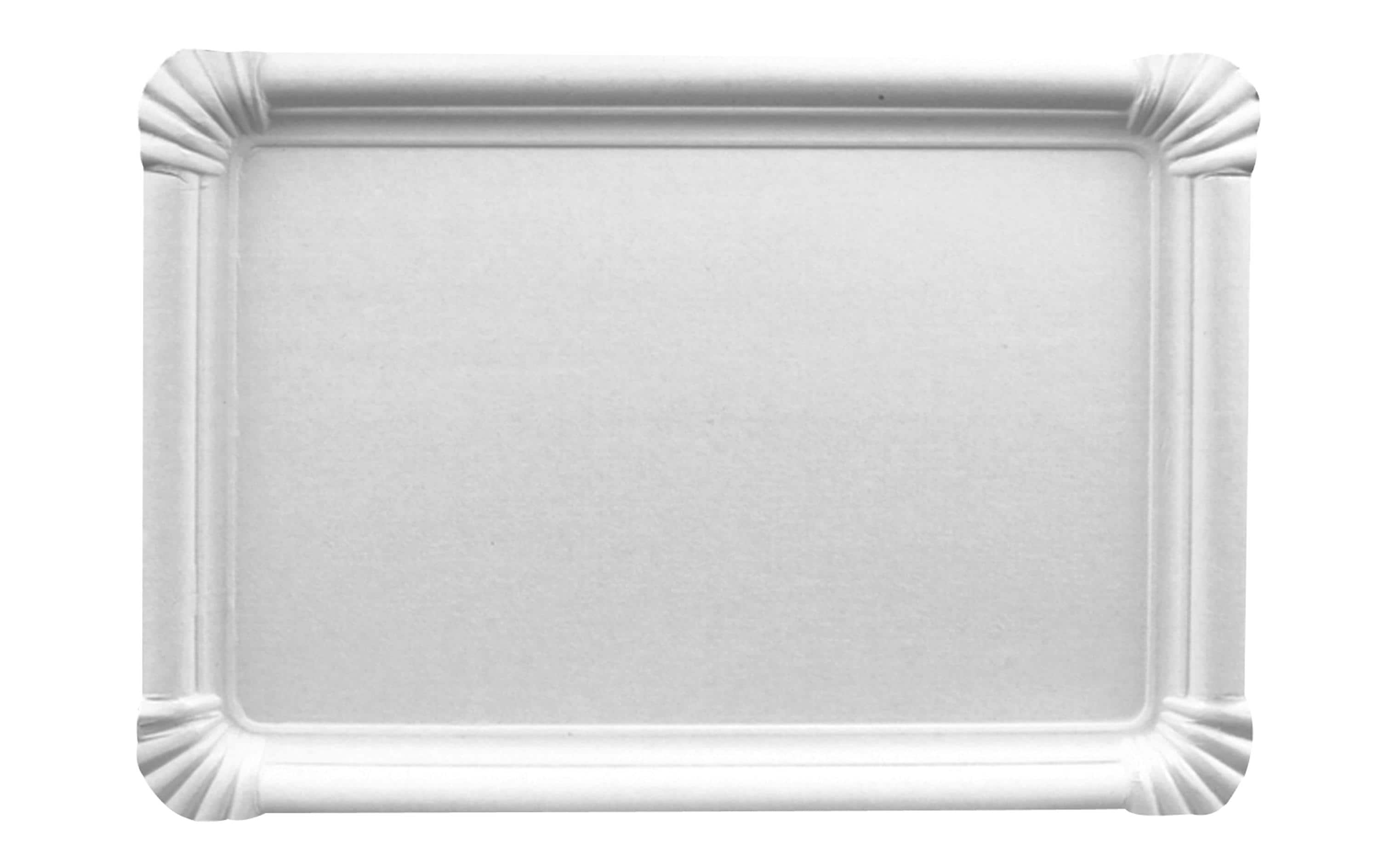 Papstar Einwegteller Pure 16.5 cm x 23 cm, 250 Stück, Weiss