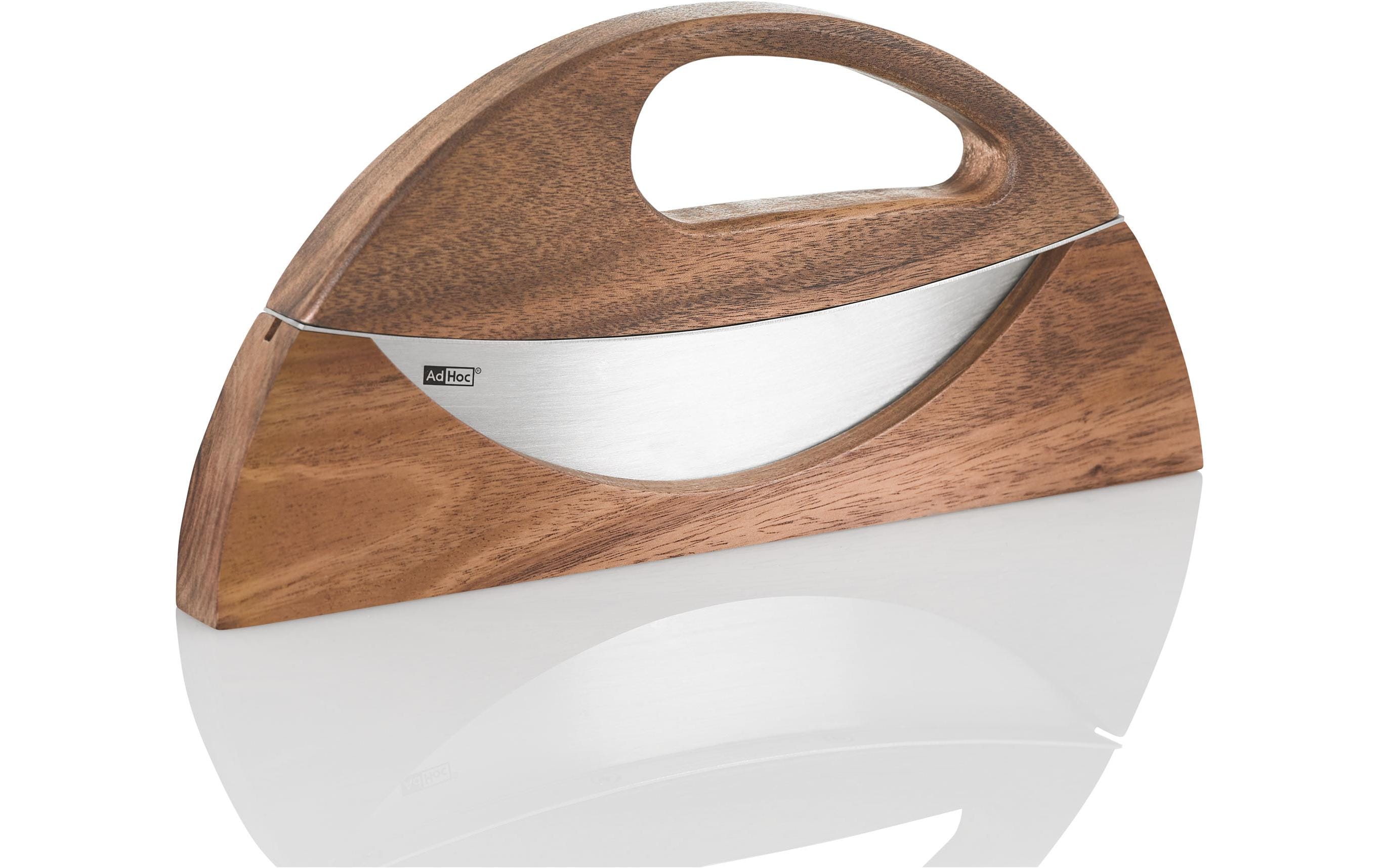 AdHoc Kräutermesser Wave 23.2 cm, Braun