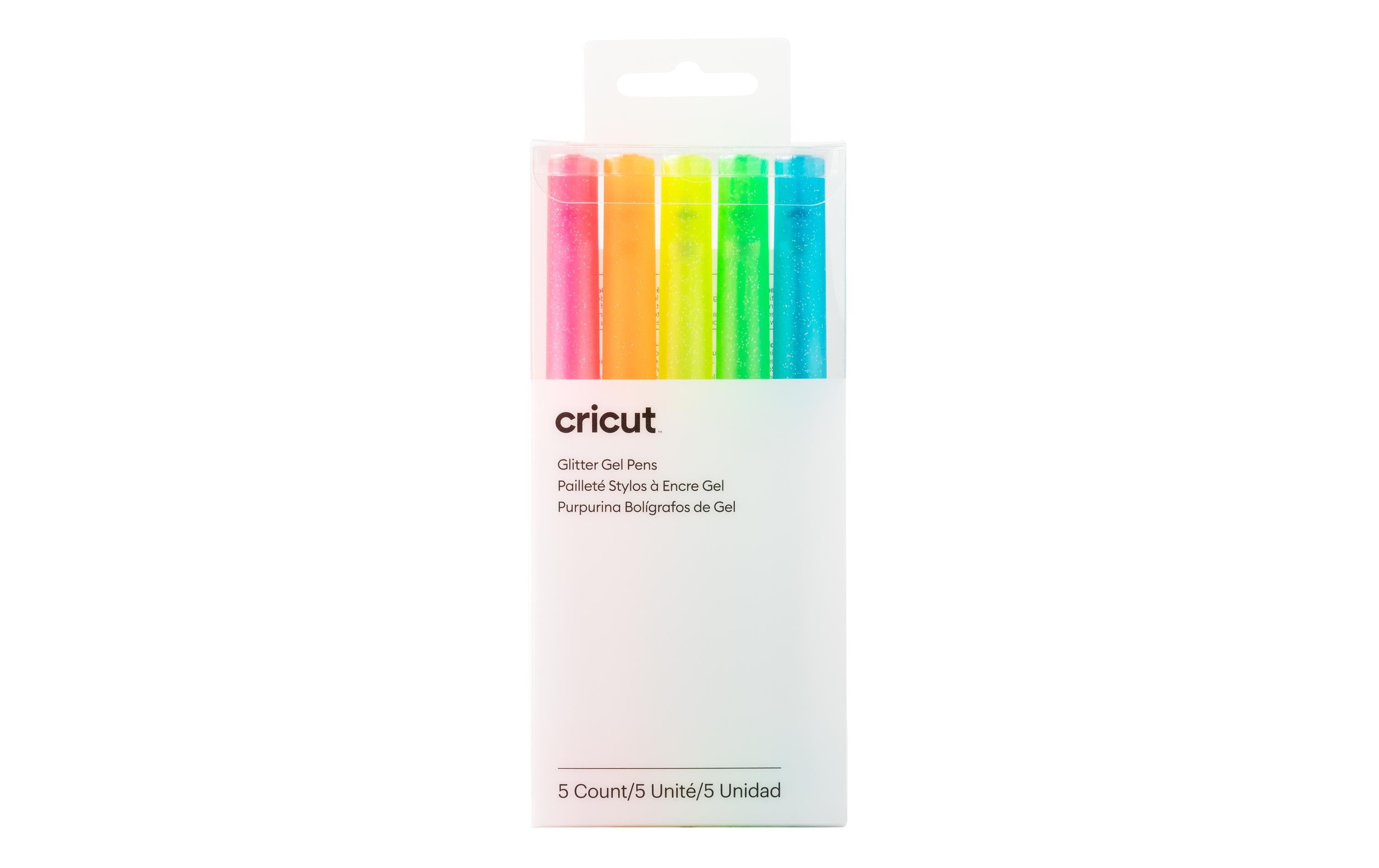Cricut Stifteset Glitter Neon 5 Stück