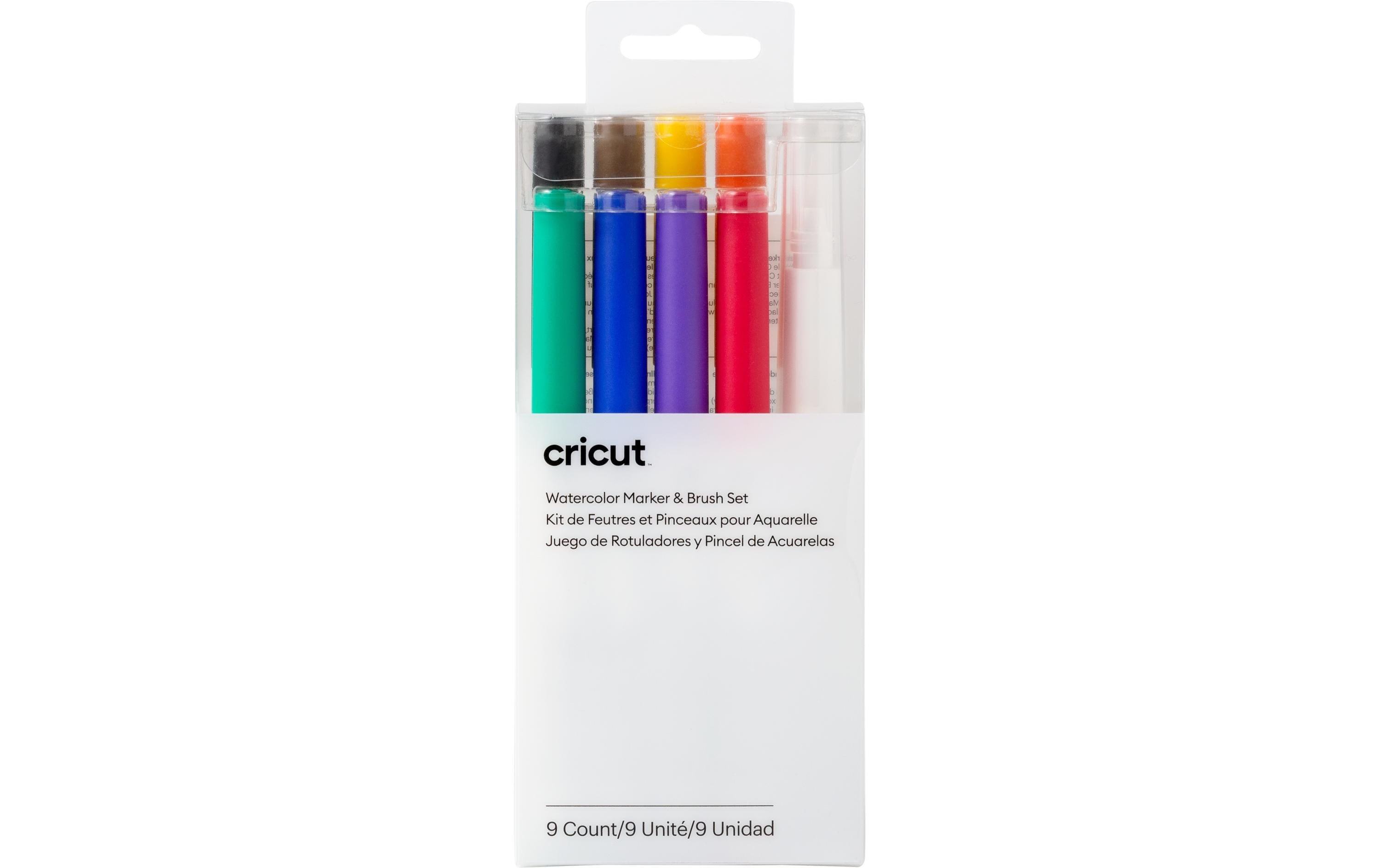 Cricut Stifteset Wasserfarben-Marker 9 Stück