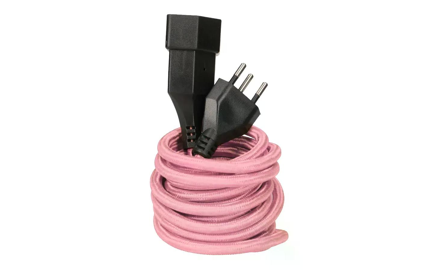 maxTex Verlängerungskabel 3 m T13 - T12, Rosa