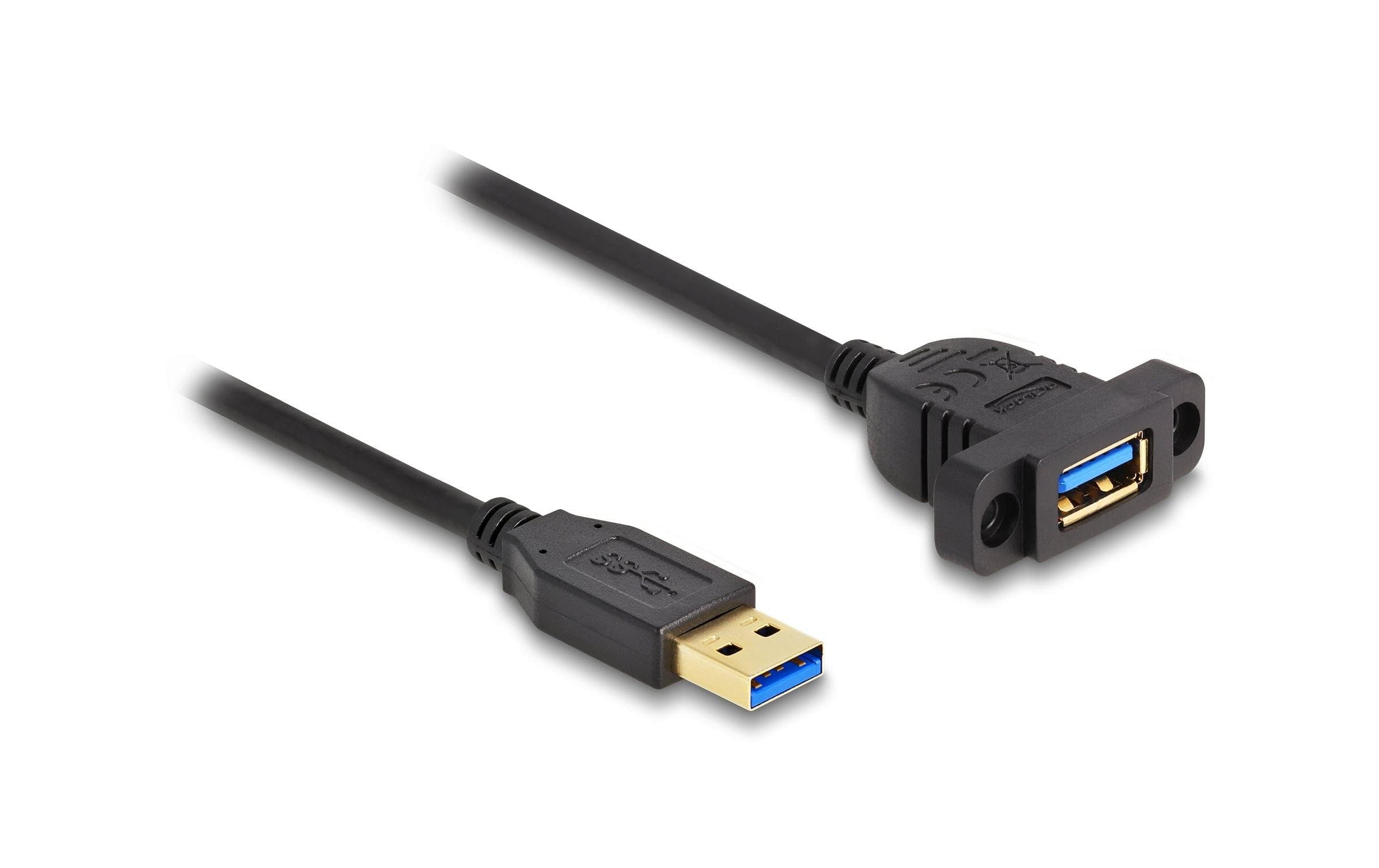 Delock USB 3.0-Einbaukabel USB A - USB A 1 m