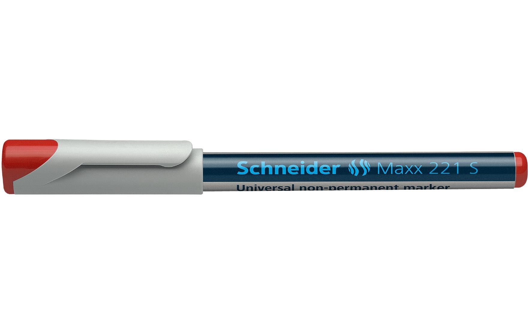 Schneider Folienstift OHP Maxx Wasserlöslich Rot, S