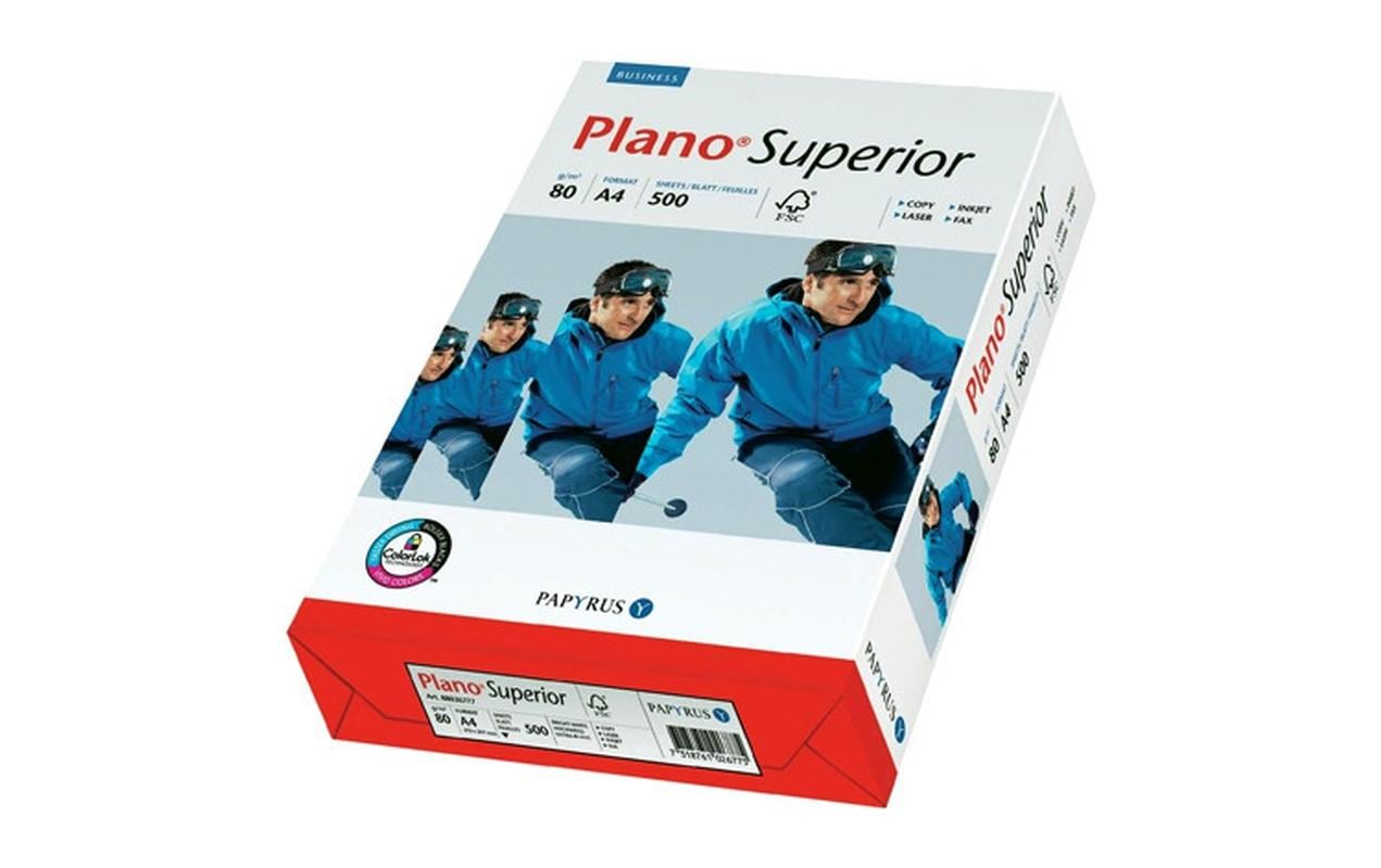 Plano Kopierpapier Superior A3, Hochweiss, 120 g/m², 250 Blatt