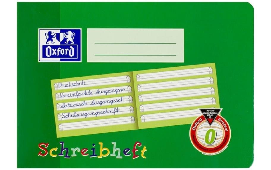 Oxford Schulheft A5 quer liniert, 16 Blatt