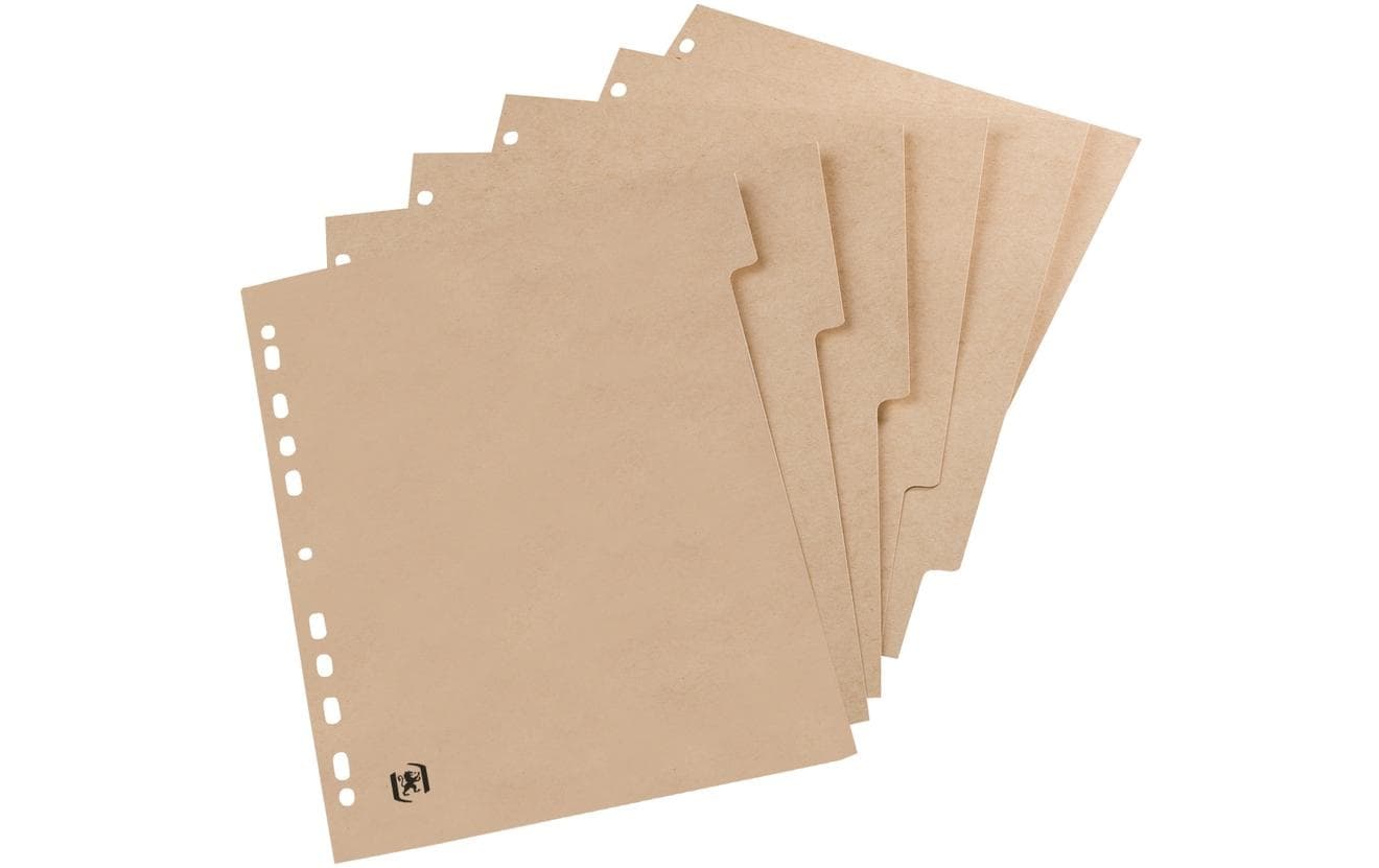 Oxford Register 5-teilig A4, Beige