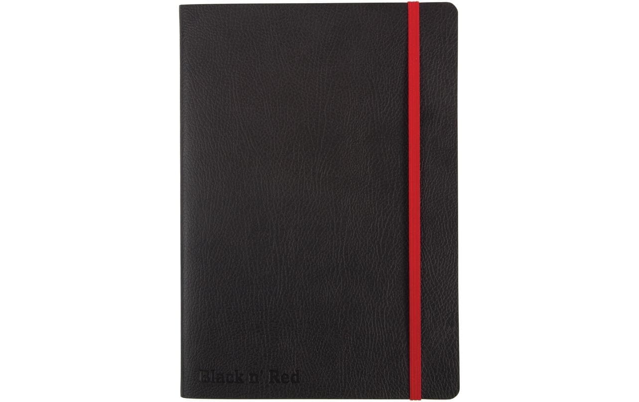 Oxford Notizbuch Business Journal A5, Schwarz/Rot