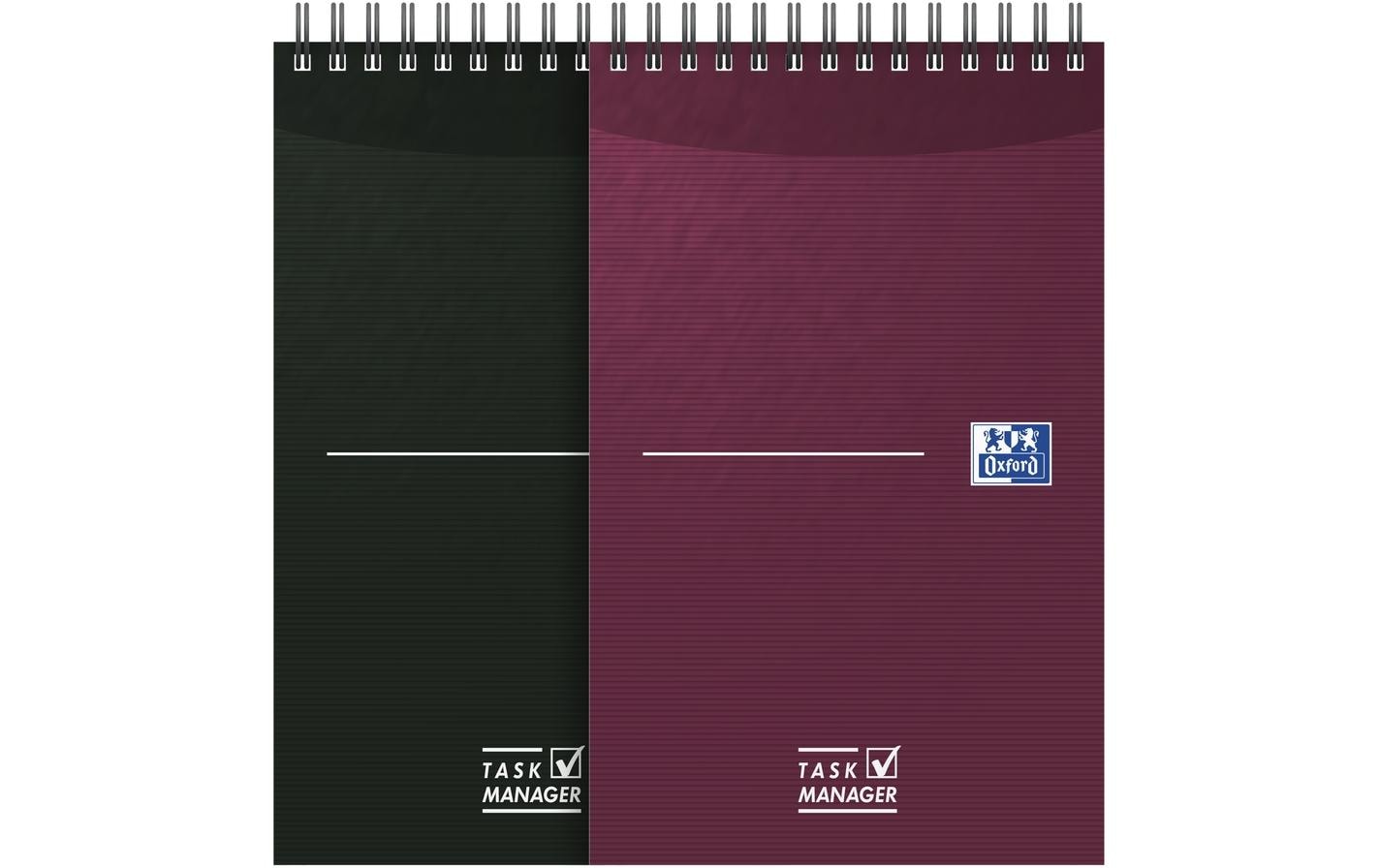 Oxford Notizbuch Schwarz, Aubergine