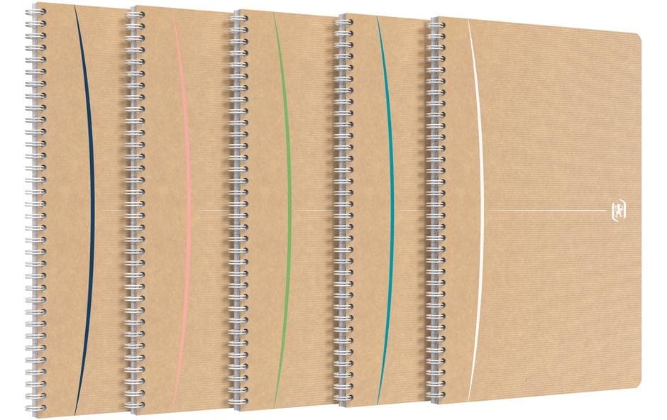 Oxford Notizheft A4, liniert, assortiert