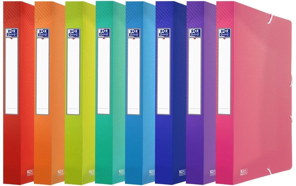 Oxford Gummibandmappe A4, assortiert