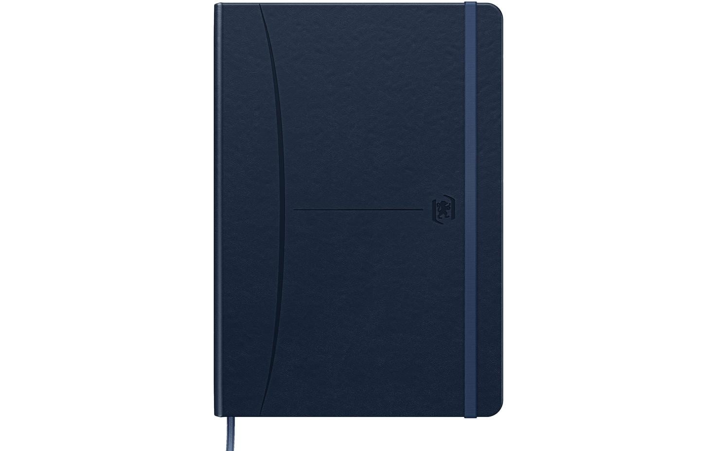 Oxford Notizbuch A5, kariert, Dunkelblau