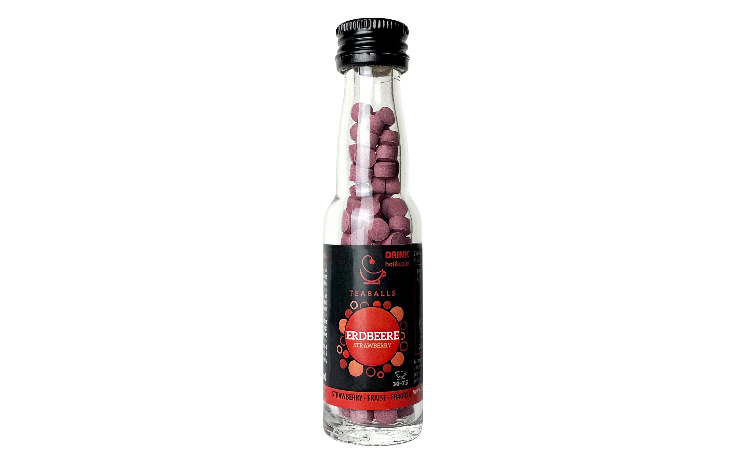 TEABALLS Teaballs Erdbeere Black Selection 30-75 Tassen