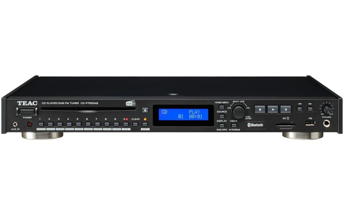TEAC CD-Player CD-P750DAB-B Schwarz