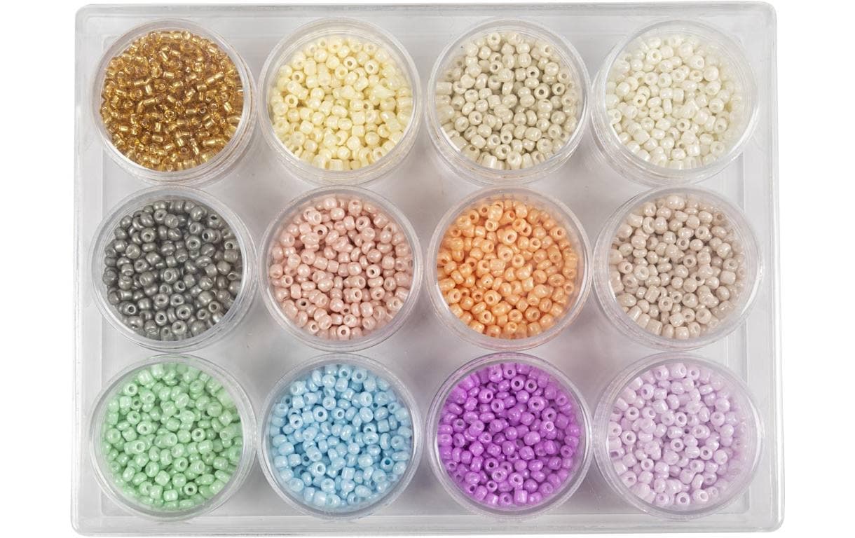 Creativ Company Rocailles-Perlen Pastell Farben