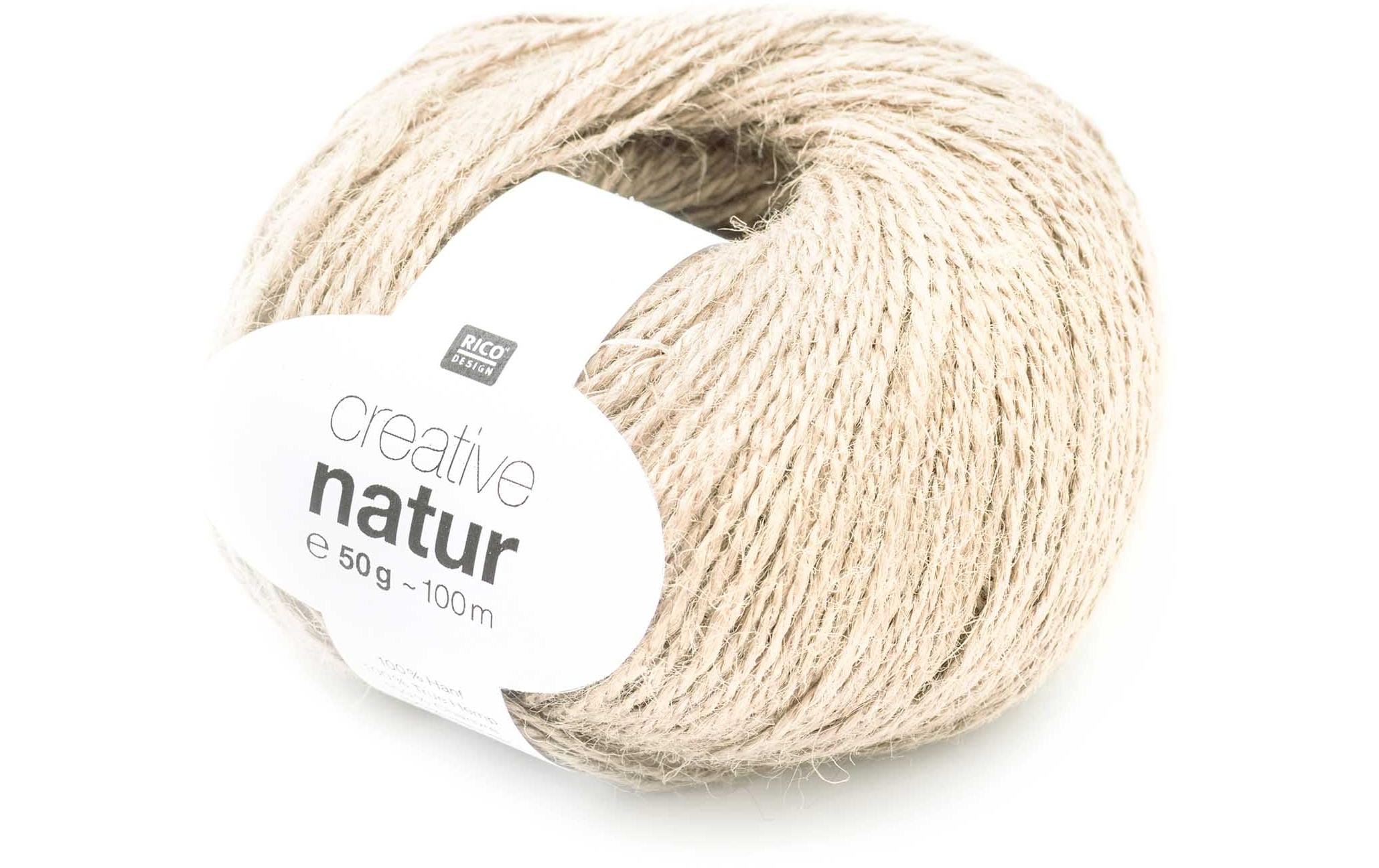 Rico Design Wolle Creative Natur 50 g, Crème