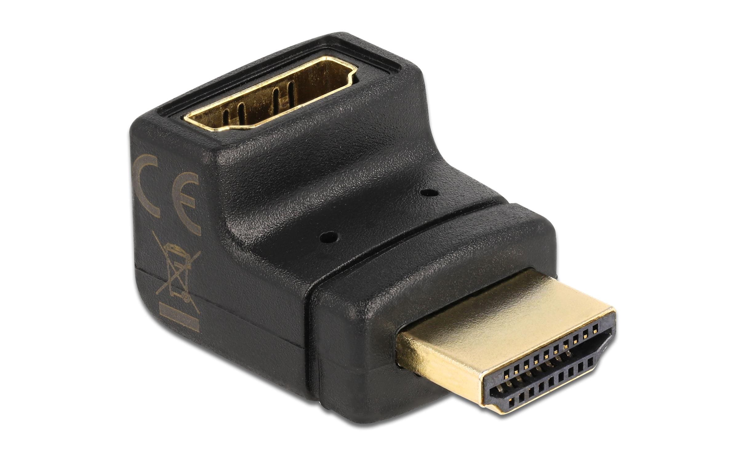 Delock Adapter 90° oben gewinkelt HDMI - HDMI