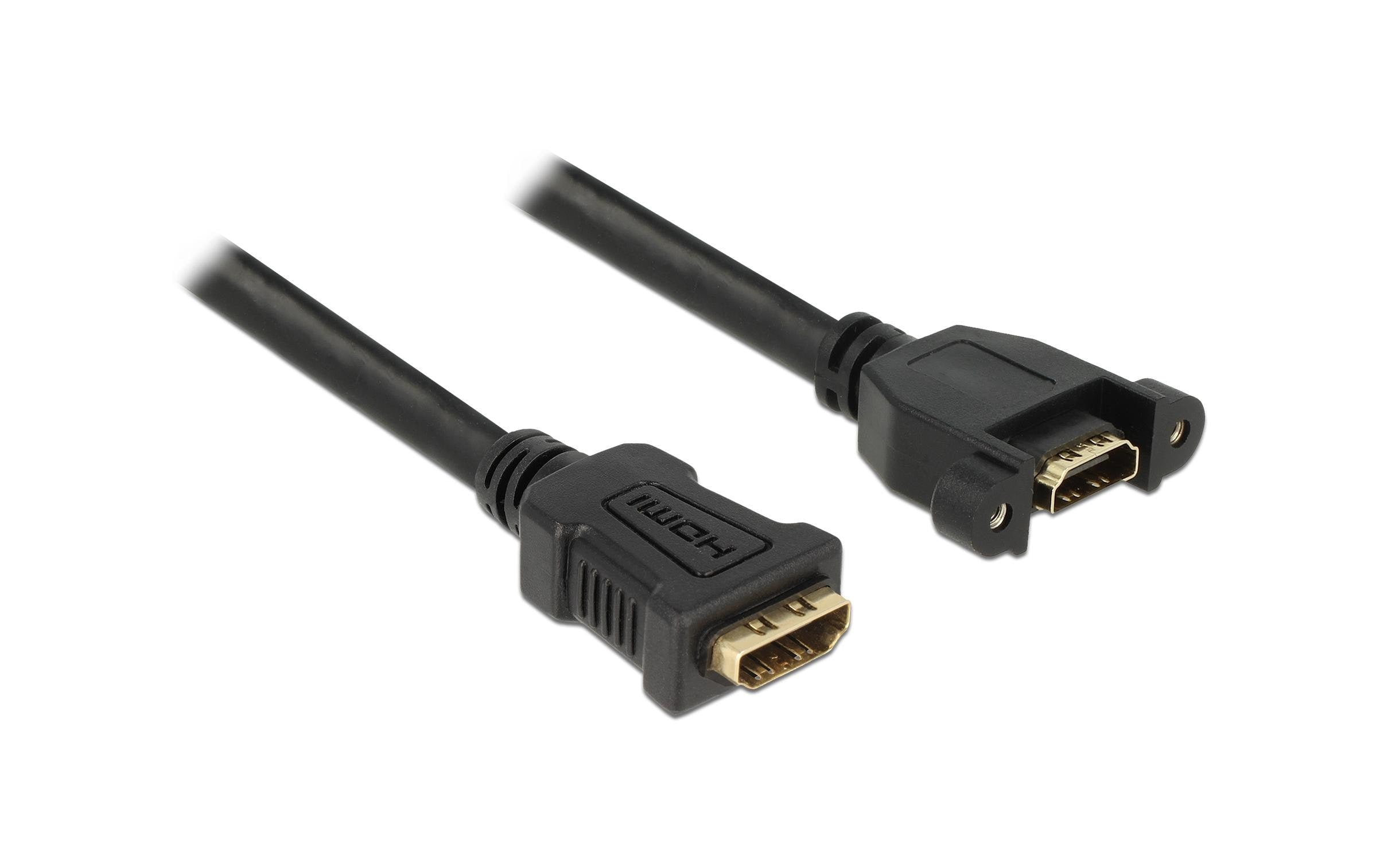 Delock Verlängerungskabel zum Einbau, 4K 30Hz HDMI - HDMI, 0.25 m