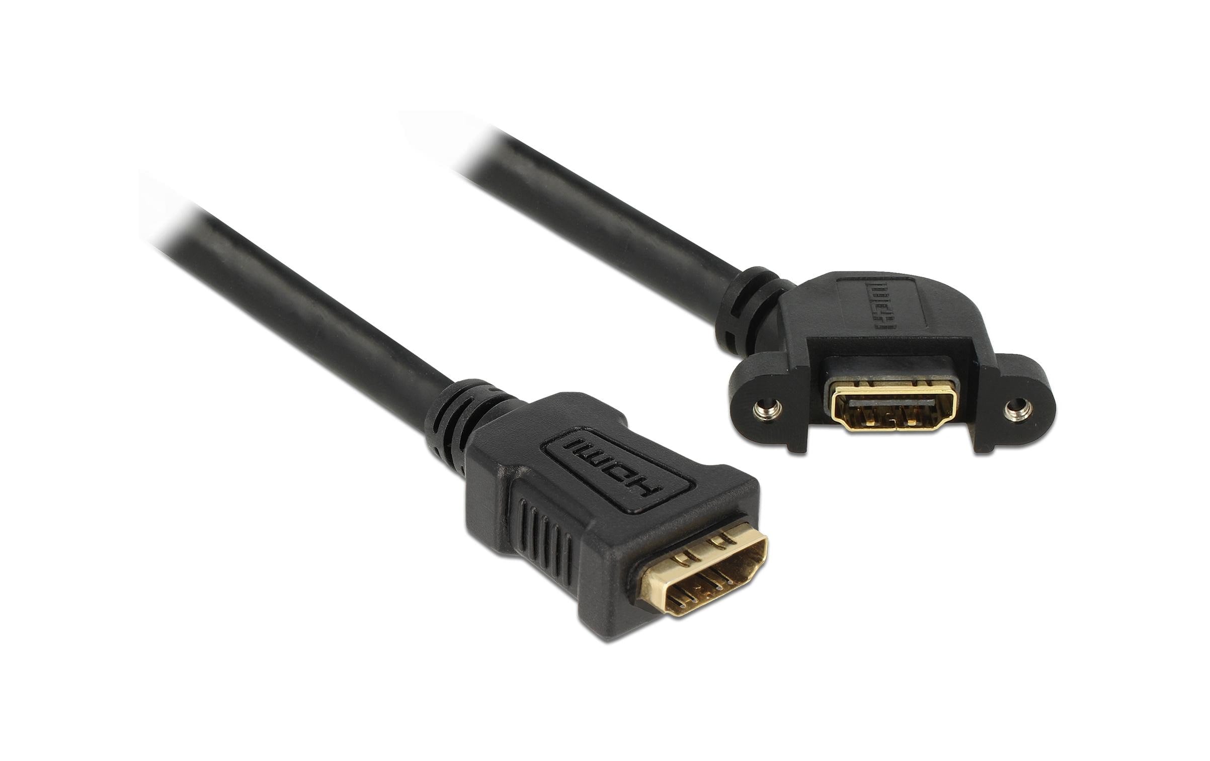 Delock Verlängerungskabel zum Einbau HDMI - HDMI, 0.25 m