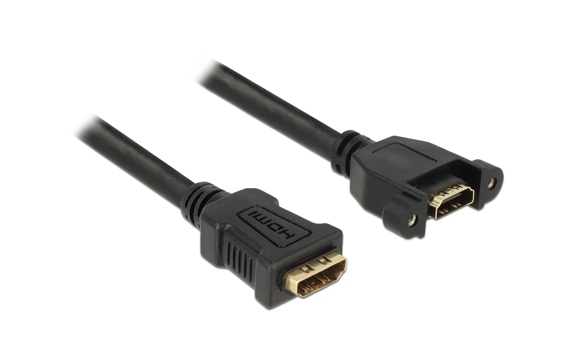 Delock Verlängerungskabel zum Einbau, 4K 30Hz HDMI - HDMI, 0.5 m