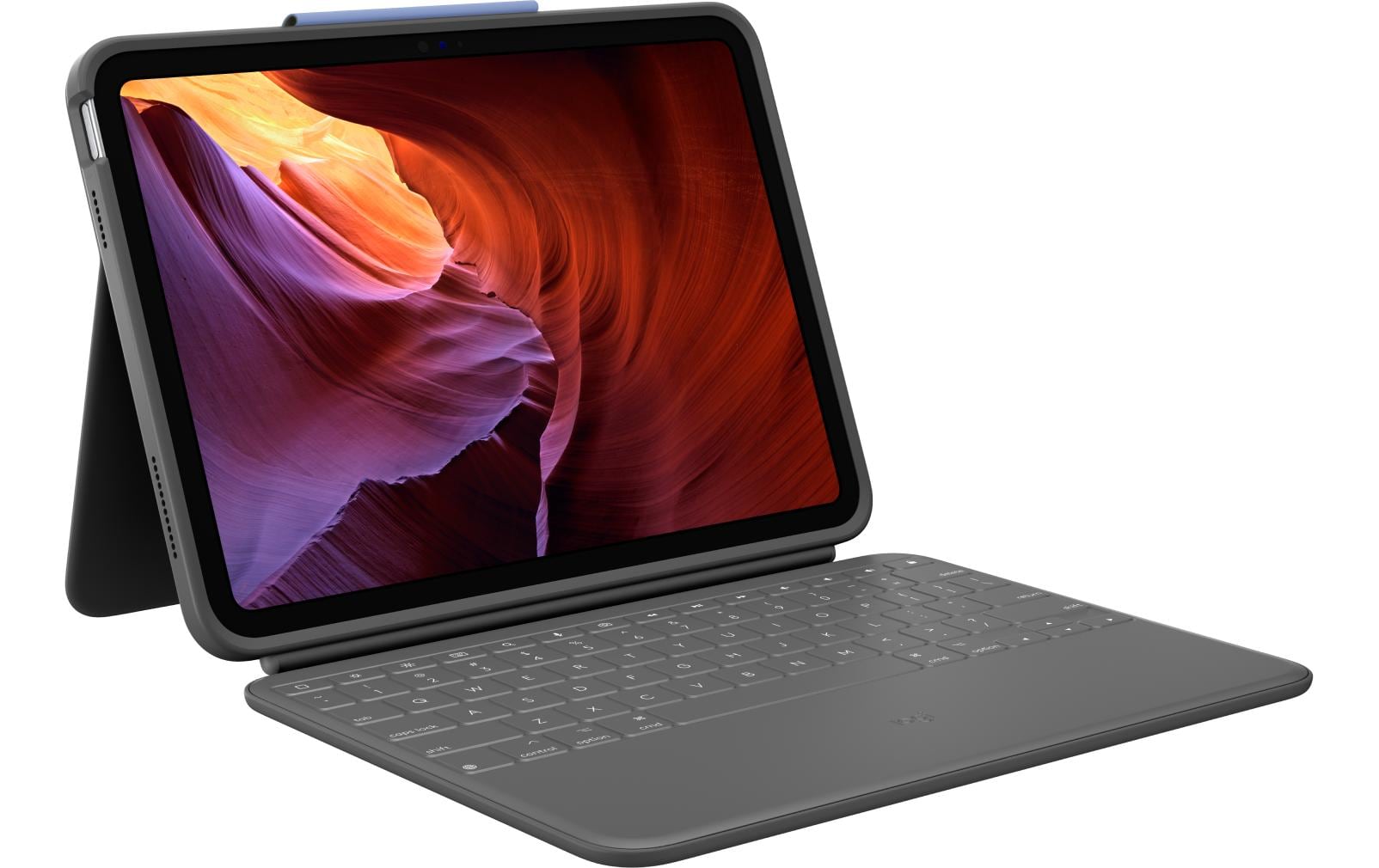 Logitech Tablet Tastatur Cover Rugged Folio iPad (10. Gen, A16/2025)