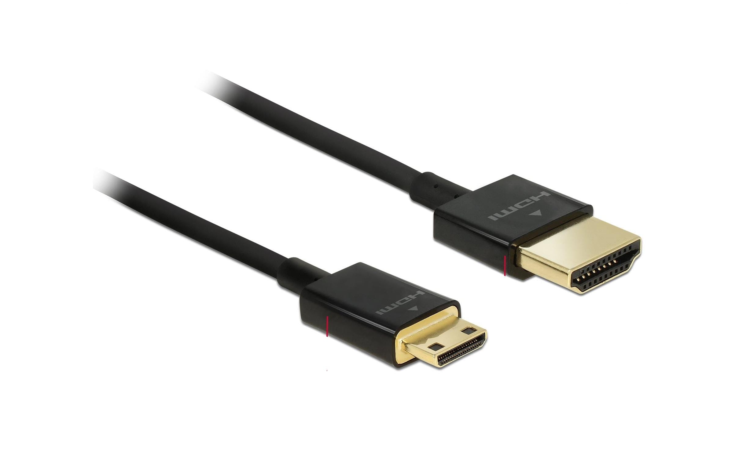 Delock Kabel 4K 60Hz HDMI - Mini-HDMI (HDMI-C), 4.5 m, Schwarz