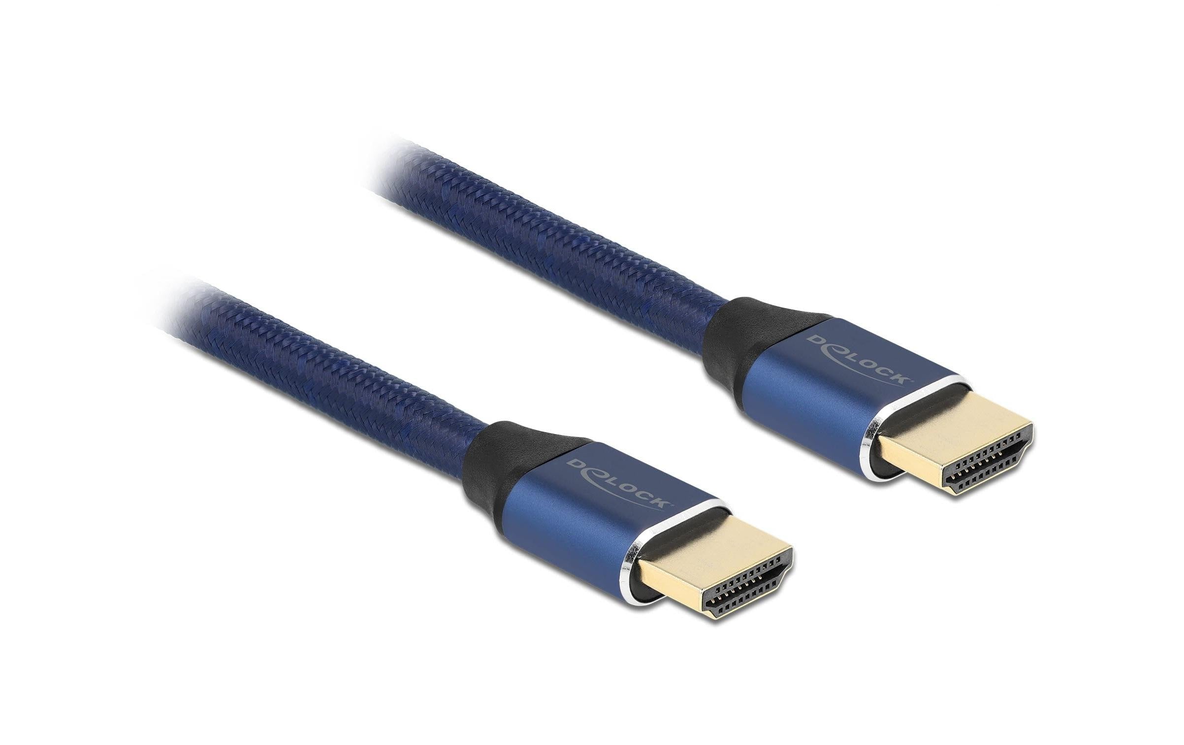 Delock Kabel 8K 60Hz HDMI - HDMI, 2 m, Blau