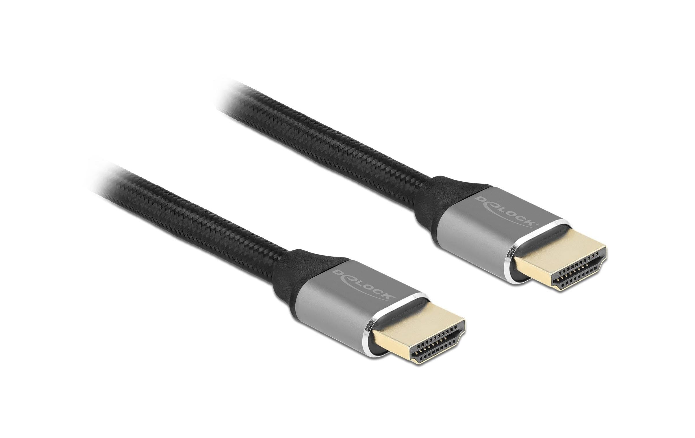 Delock Kabel 8K 60Hz HDMI - HDMI, 3 m, Grau