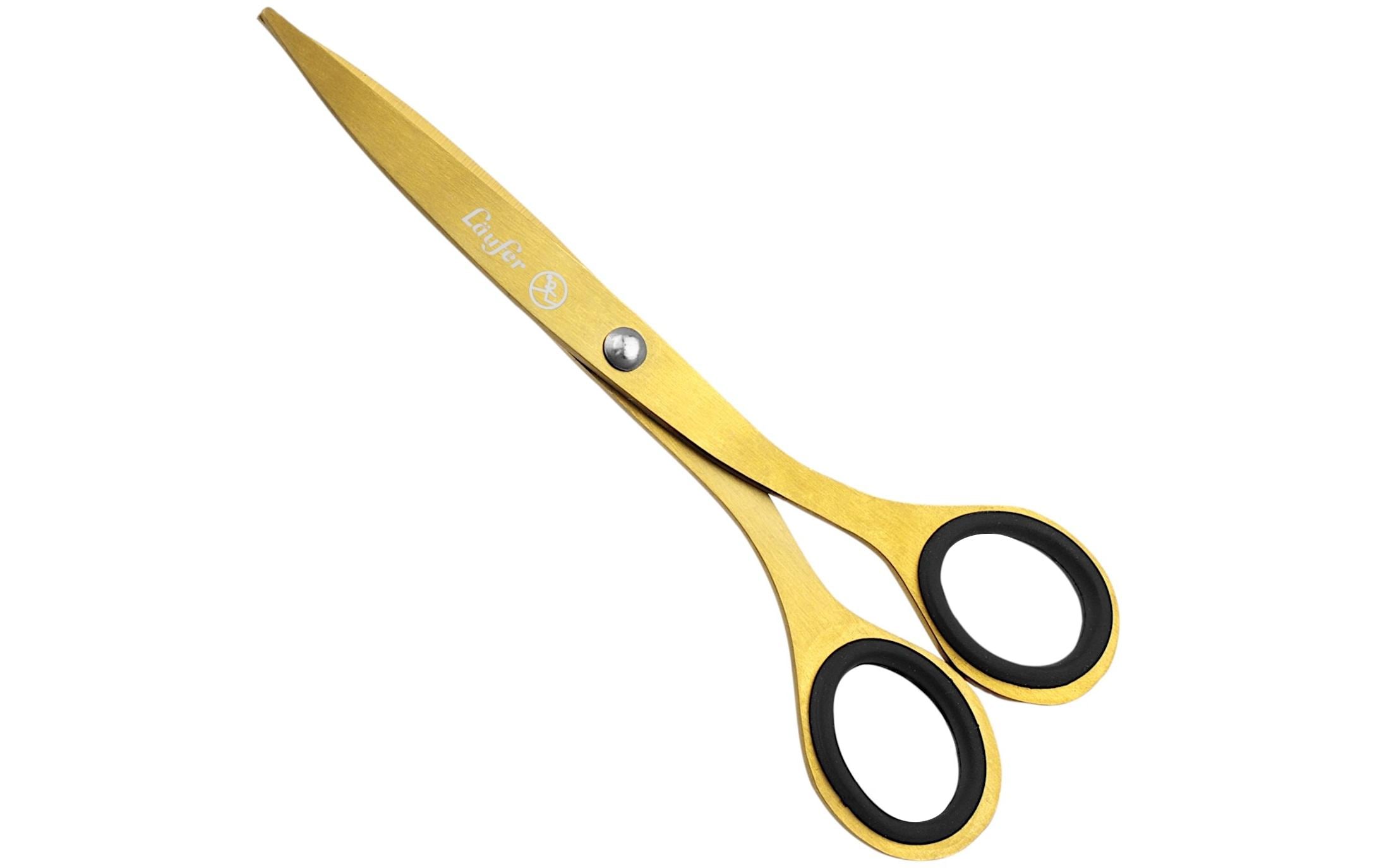 Läufer Schere 17 cm, Metall, Rechtshänder, Gold