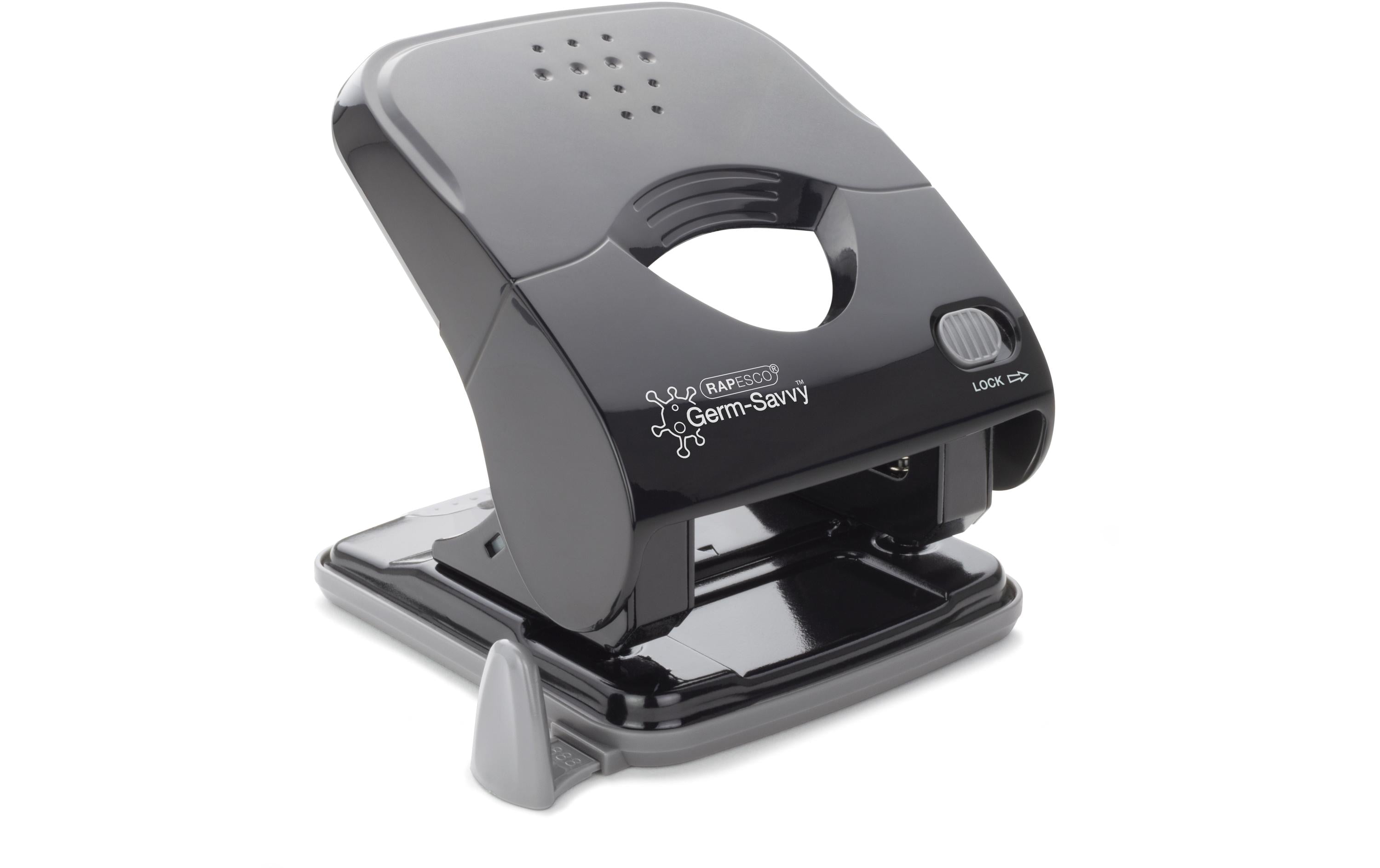 Rapesco Locher Germ-Savvy X5-40PS ECO 40 Seiten, Schwarz