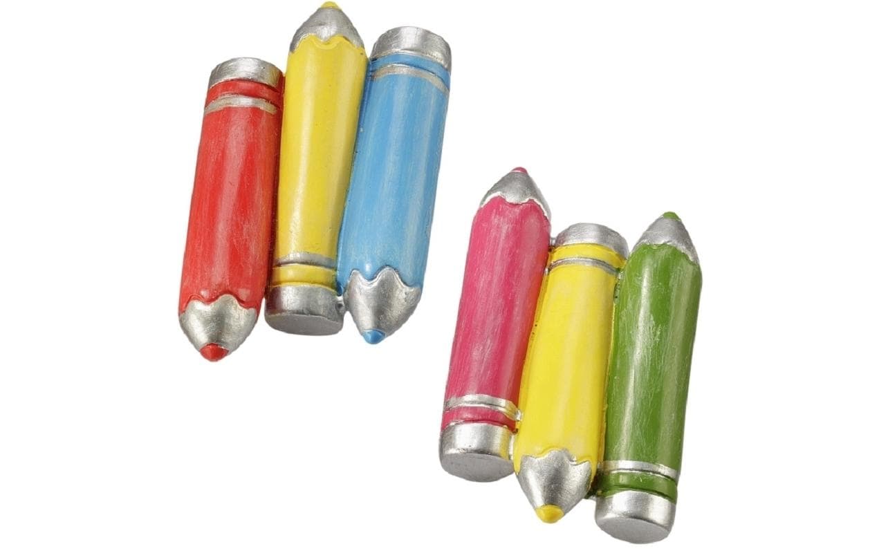 HobbyFun Mini-Utensilien Stifte 5 cm, Bunt