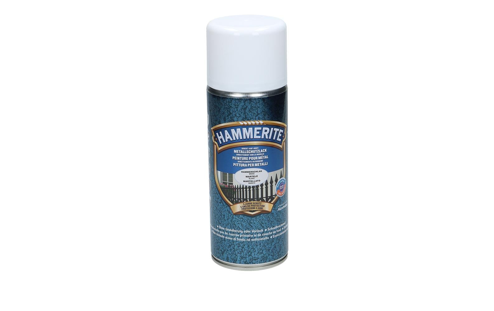 Hammerite Metall-Schutzlack HG Weiss, 400 ml