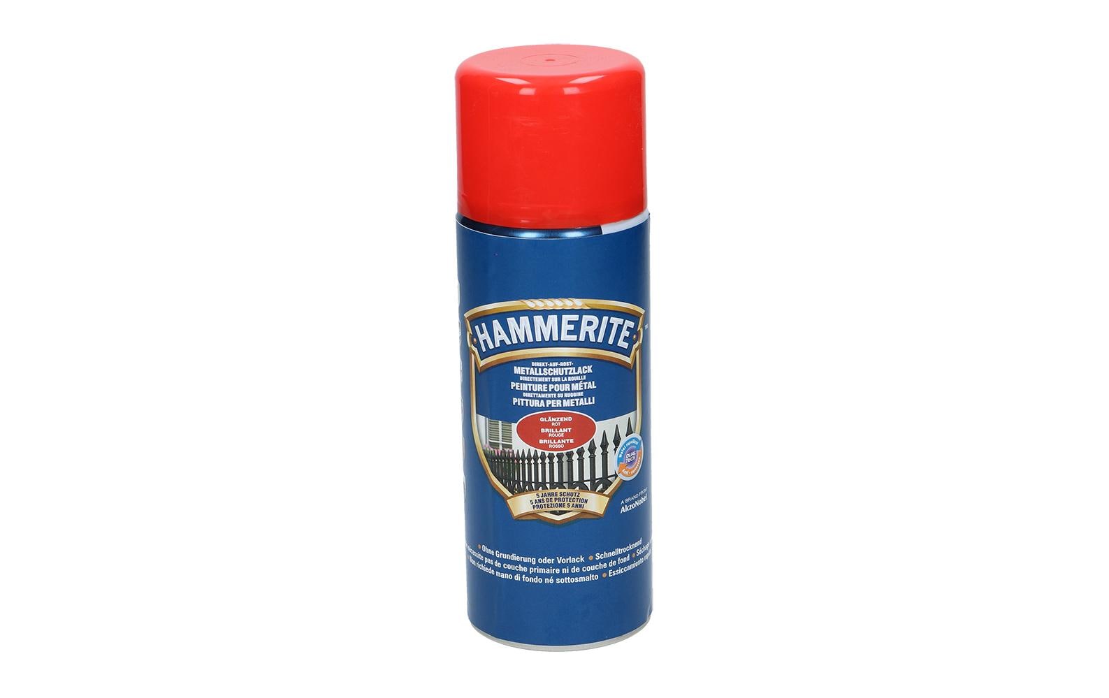Hammerite Metall-Schutzlack HG Rot, 400 ml