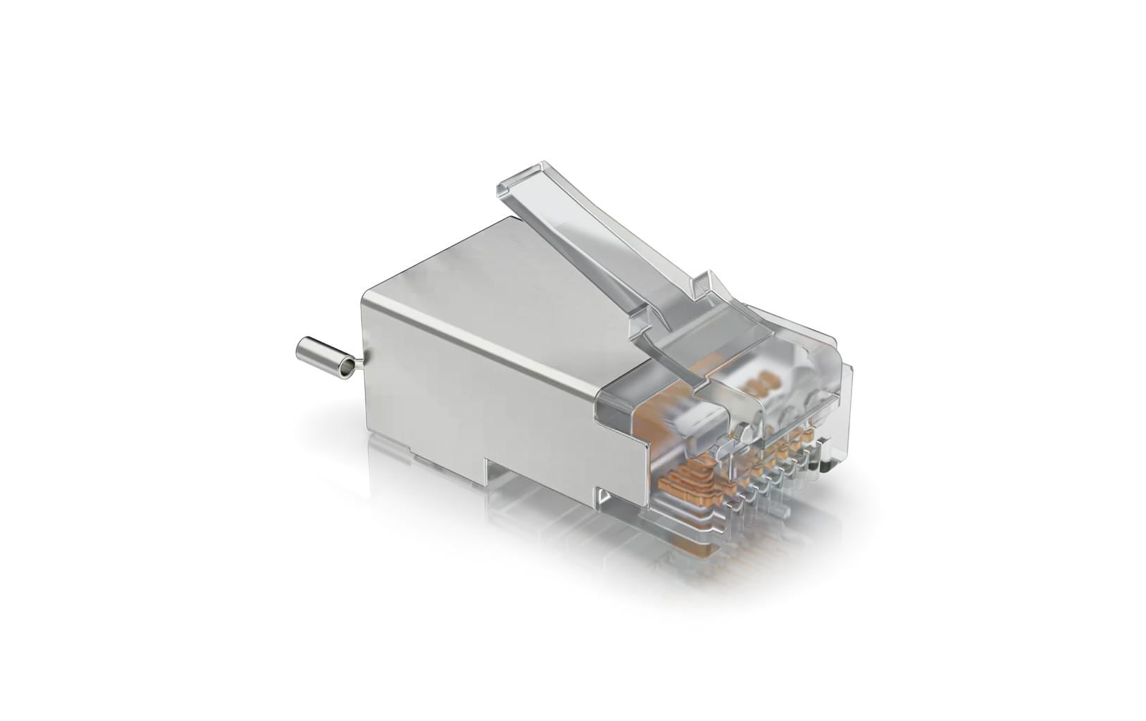 Ubiquiti Stecker UISP-CONNECTOR-SHD 100 Stück, Silber
