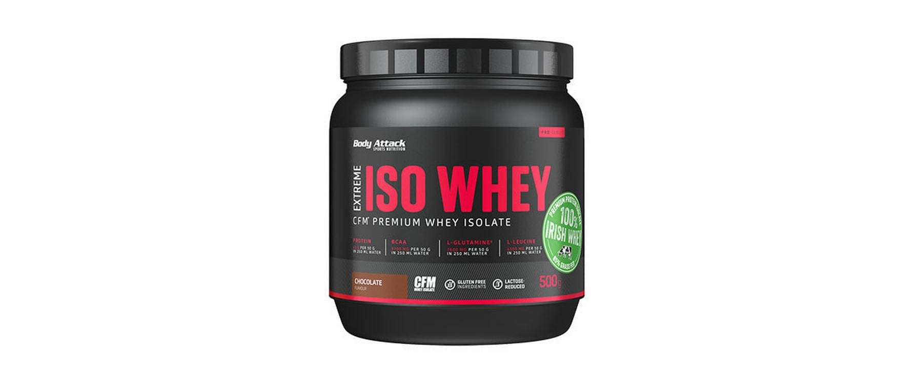 Body Attack Pulver Extreme Iso Whey Professional Schokolade 500 g
