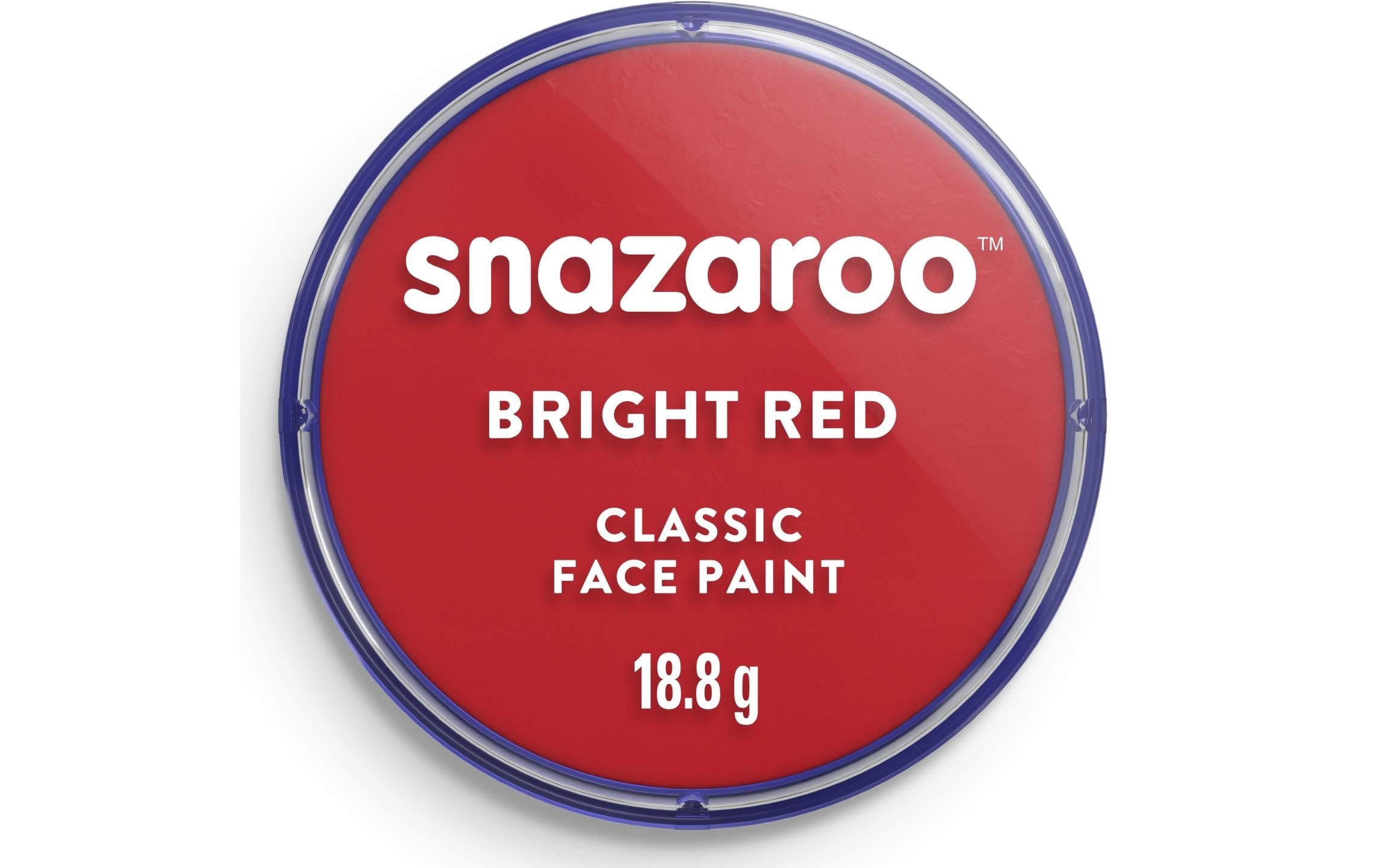 Snazaroo Schminkfarbe Blister 18 ml, Leuchtrot
