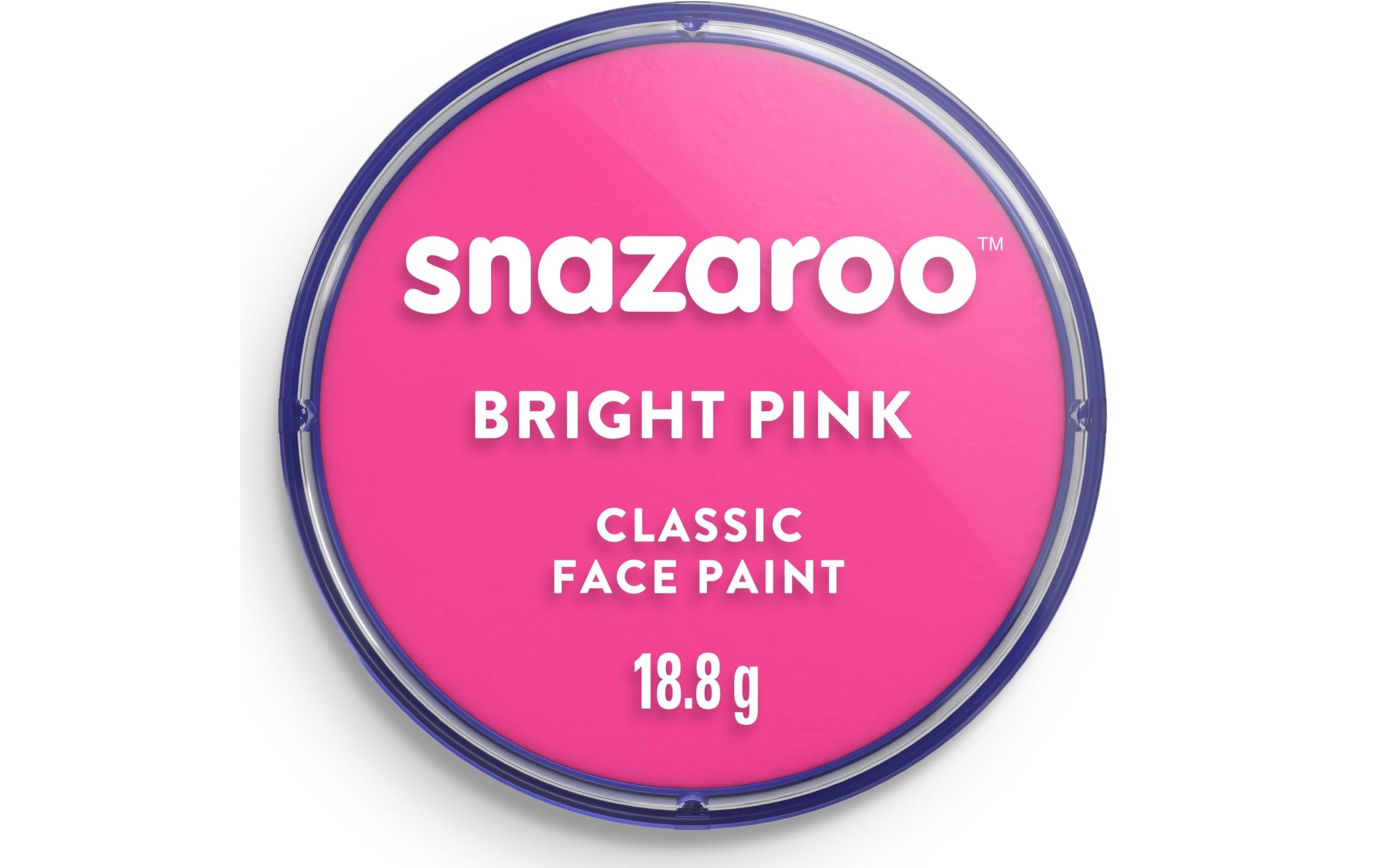 Snazaroo Schminkfarbe Blister 18 ml, Leuchtrosa