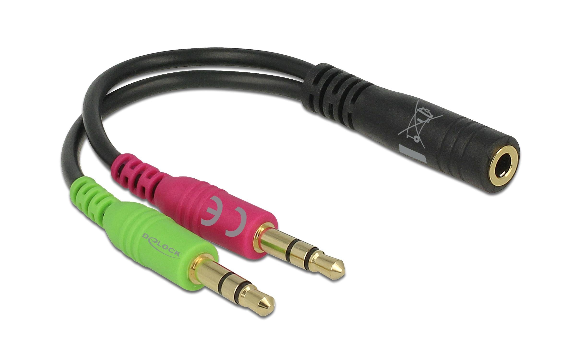 Delock Audio-Adapter Klinke 3.5 mm, female - 3.5 mm Klinke