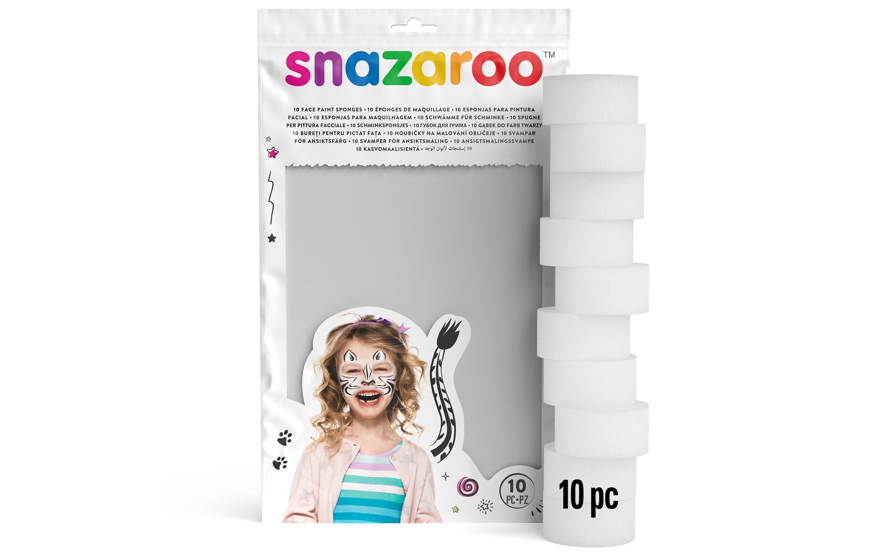 Snazaroo Schminkschwamm Set 10 Stück