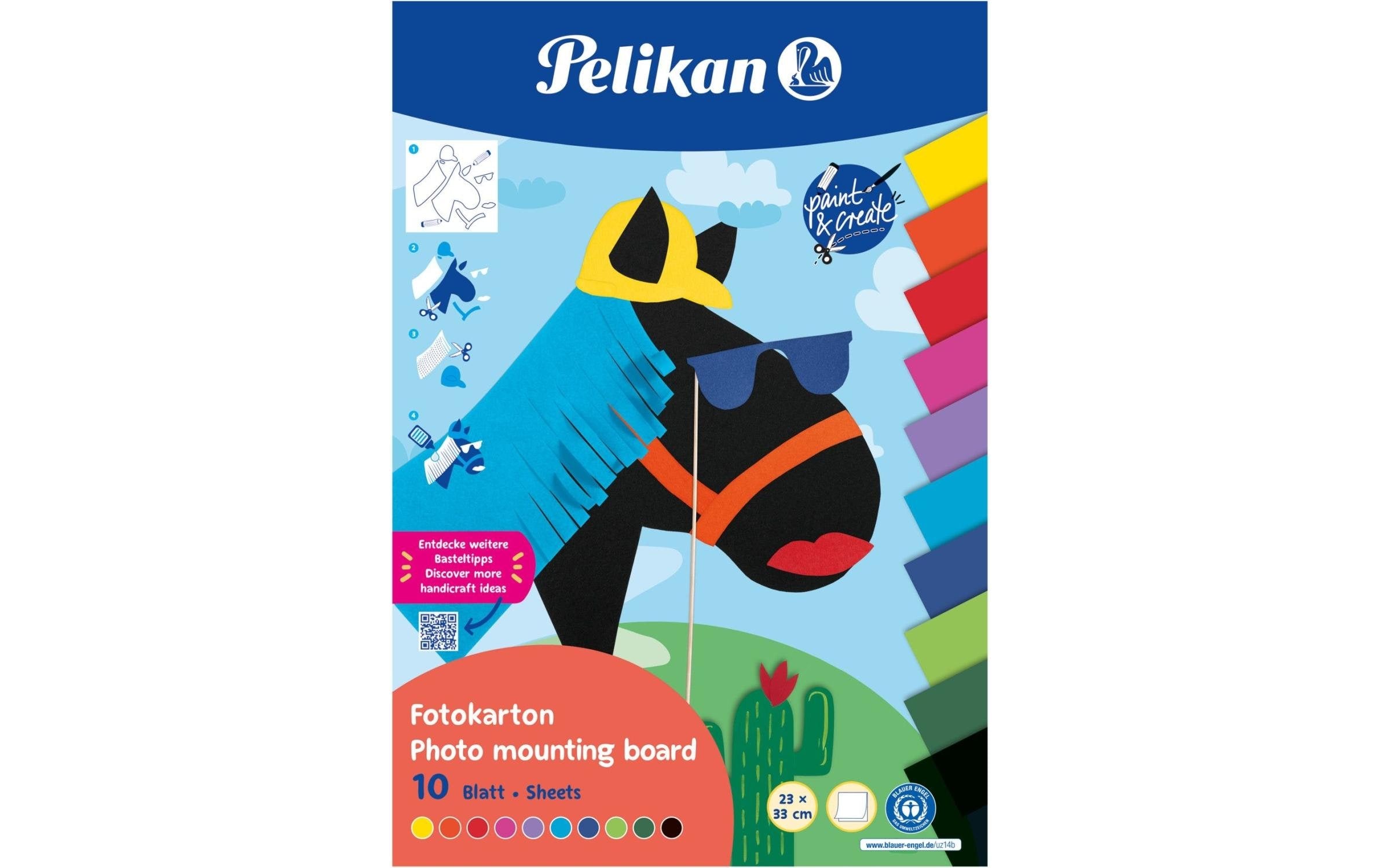 Pelikan Fotokarton 10 Blätter, 22 x 32 cm