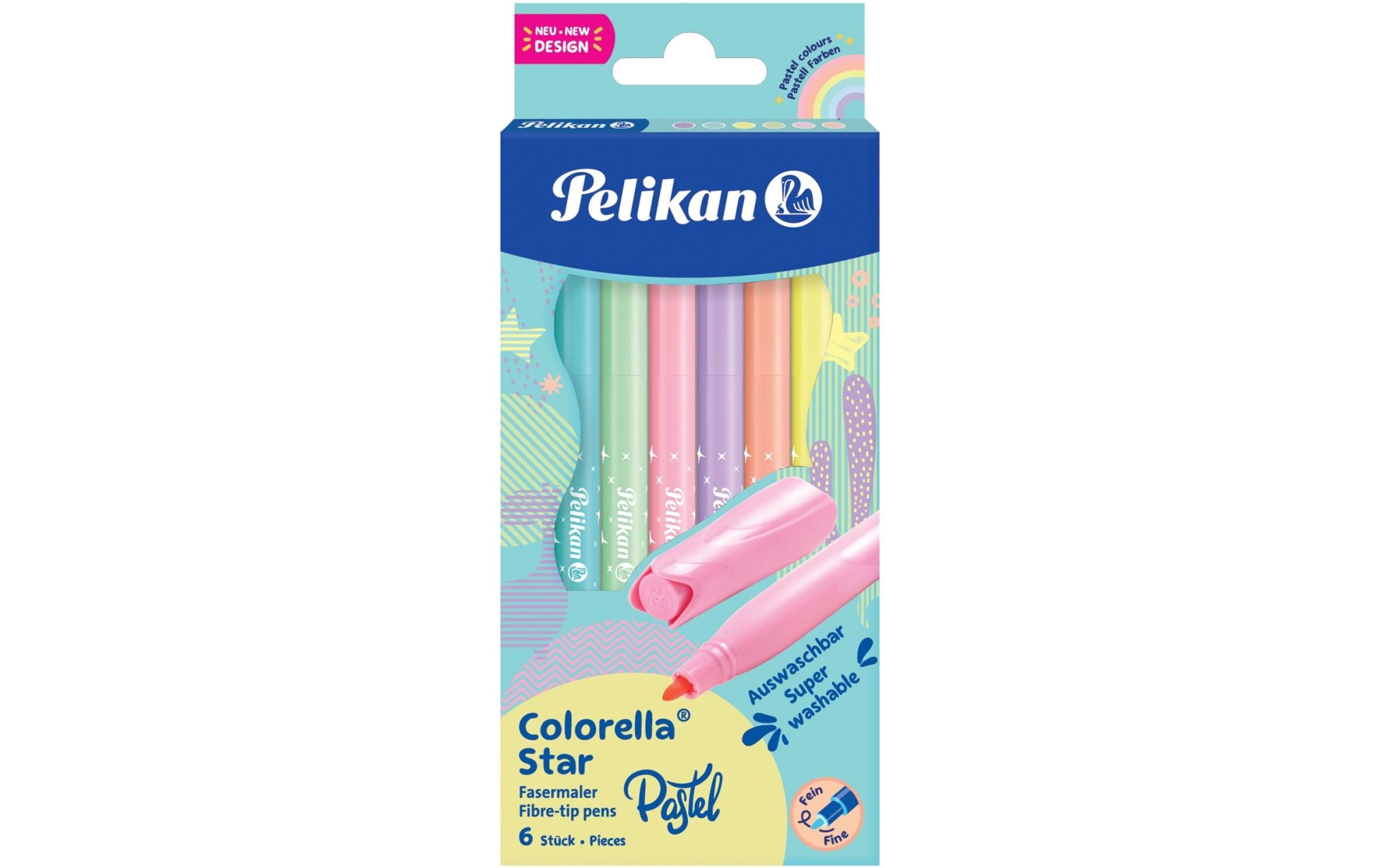 Pelikan Filzstift Colorella Star 0.6 mm, 6 Farben